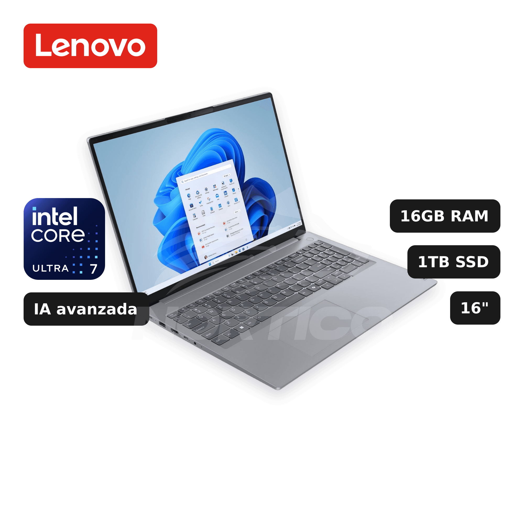 Laptop Lenovo ThinkBook 16 G7 IML Core Ultra 7-155H 16GB 1TB SSD 16" (21MS00CDLM)