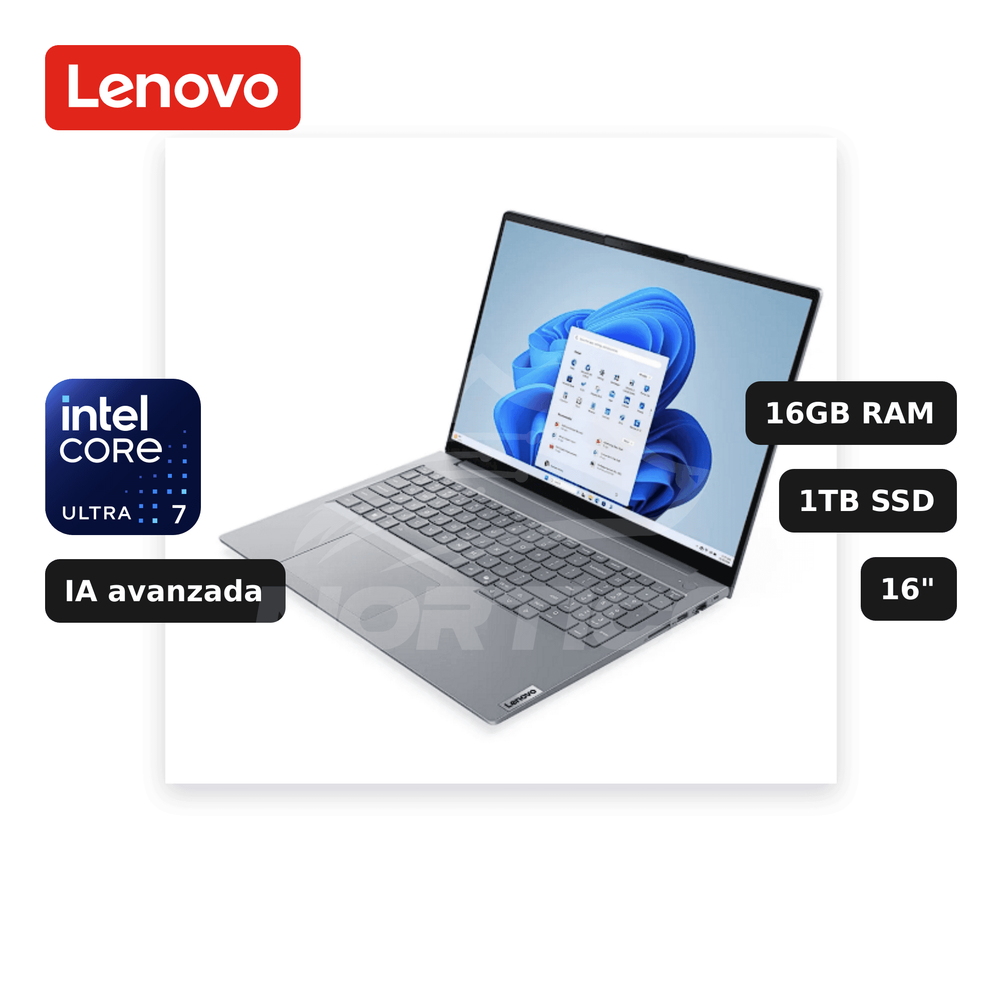 Laptop Lenovo ThinkBook 16 G7 IML Core Ultra 7-155H 16GB 1TB SSD 16" (21MS00D6LM)