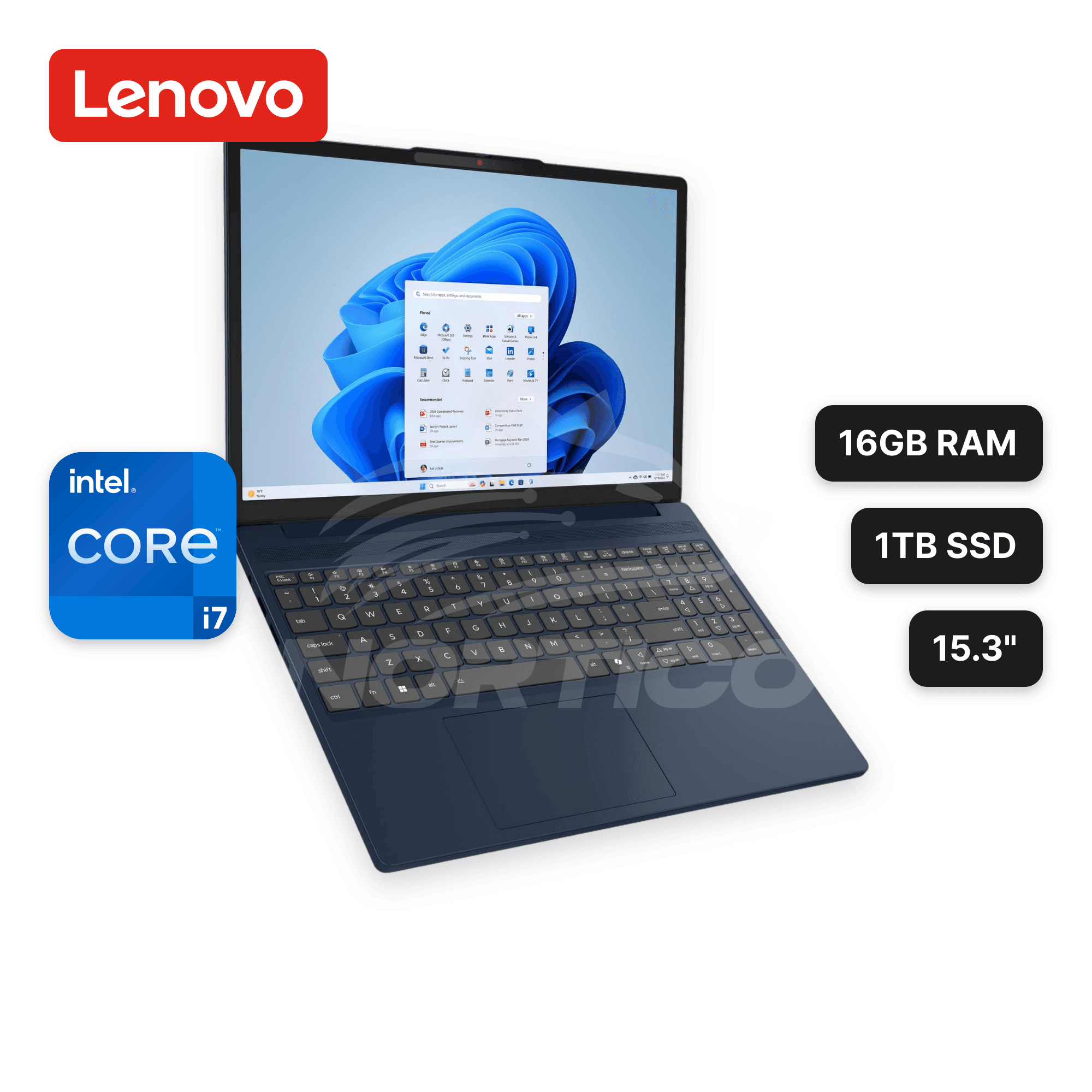 Laptop Lenovo IdeaPad Slim 3 15IRH10 Core I7-13620H 16GB 1TB SSD 15.3" (83K100NALM)