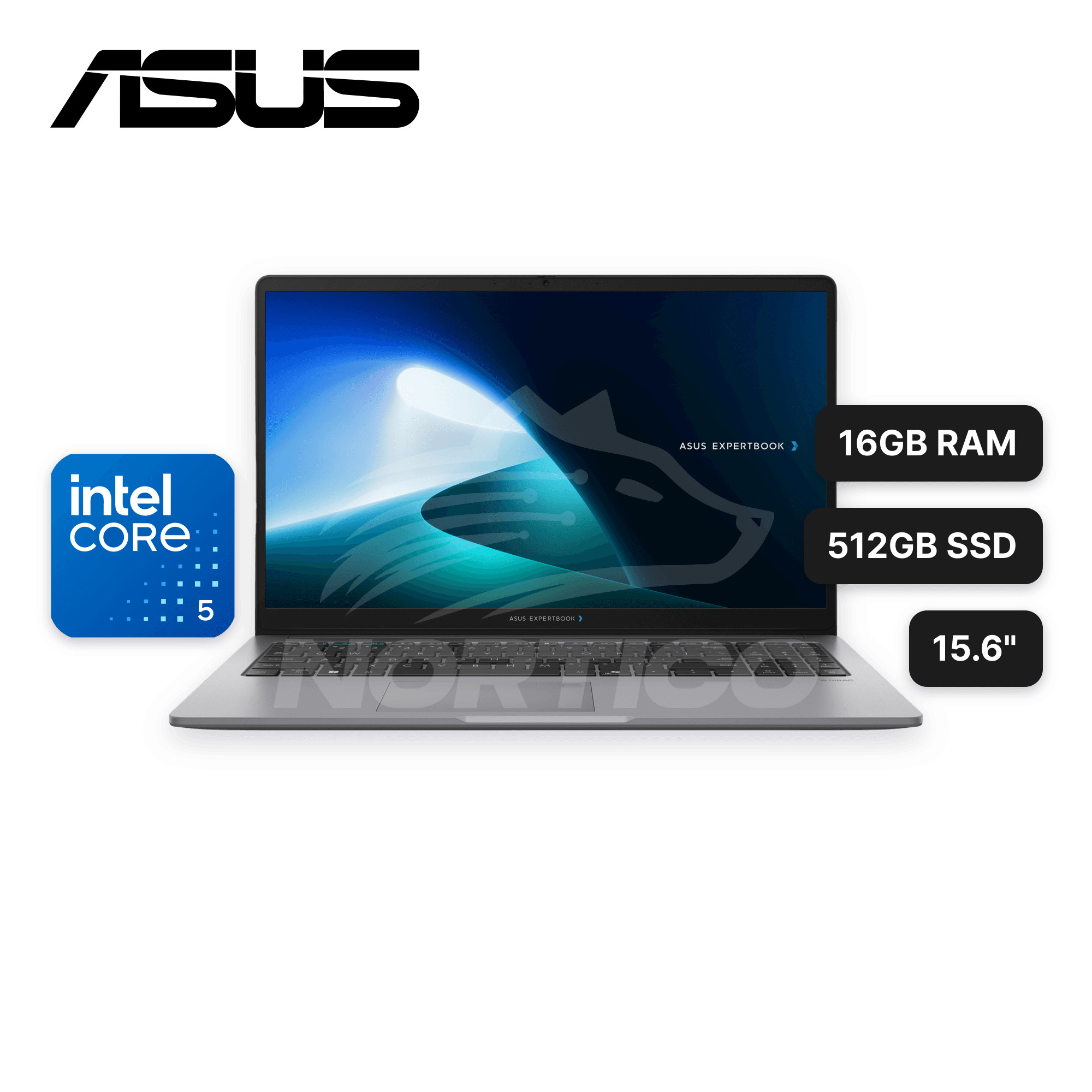 Laptop ASUS ExpertBook P1 P1503CVA Core 5-210H 16GB 512GB SSD 15.6" (90NX0881-M02P90)