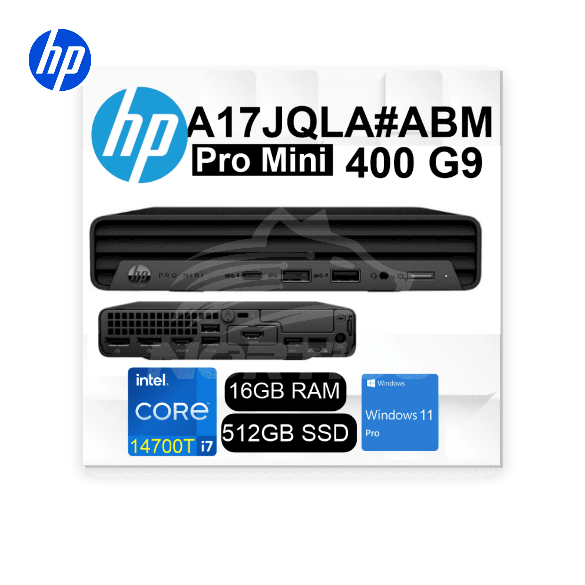 Laptop HP Pro Mini 400 G9 Core I7-14700T 16GB 512GB SSD (A17JQLA#ABM) 4