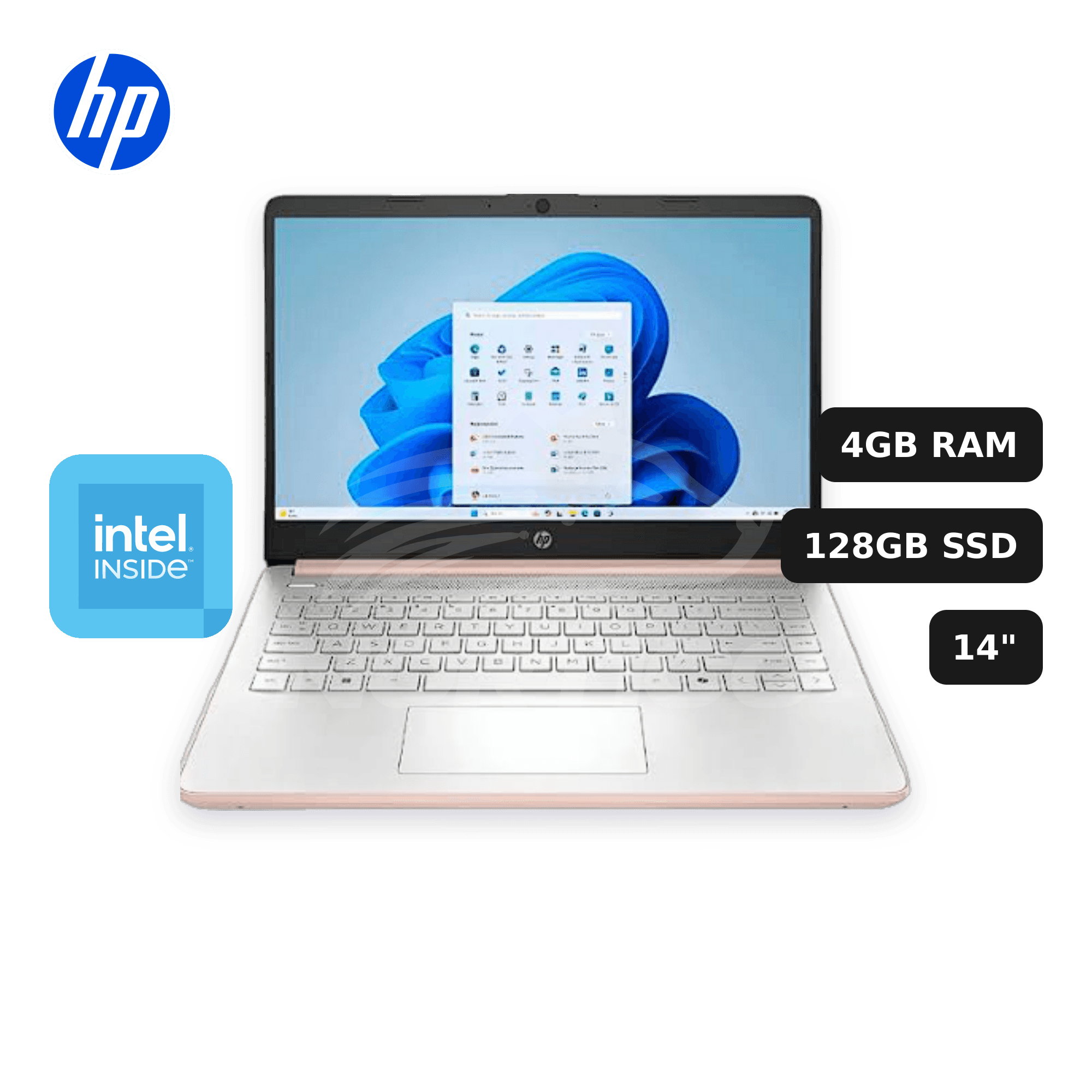 Laptop HP 14-DQ6105DX N150 4GB 128GB UFS 14" (D0SN9UA#ABA)
