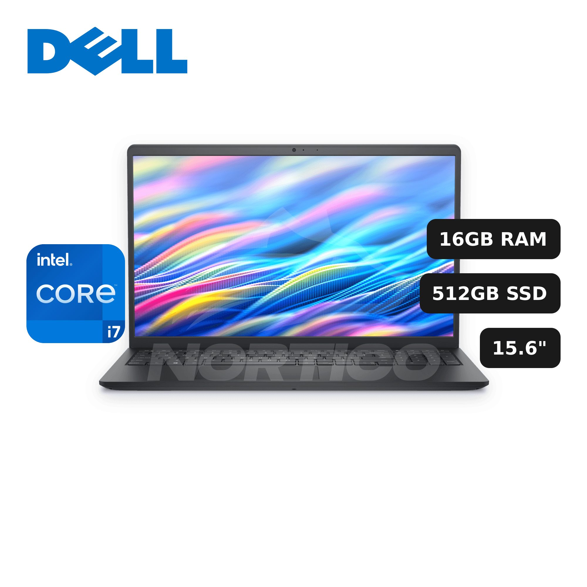 Laptop Dell Inspiron 15 DC15250 Core I7-1355U 16GB 512GB SSD 15.6" (LDC15250-7427BLK-PUS)