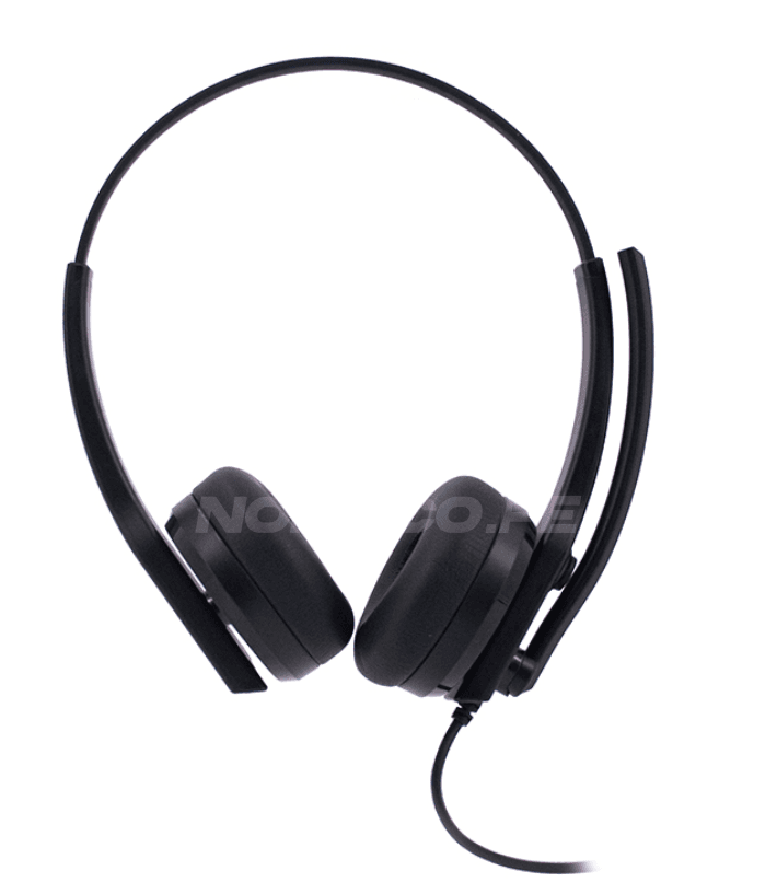 Audífono TEROS TE-8039CS, USB, Negro