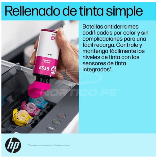 IMPRESORA MULTIFUNCIONAL HP SMART TANK 750 WIFI/BT/LAN 4
