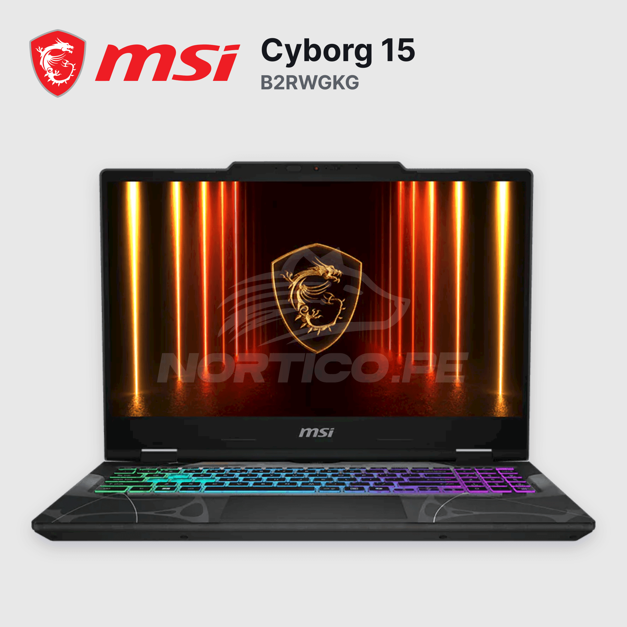 Laptop MSI Cyborg 15 B2RWGKG Core 7-240H 16GB 1TB SSD RTX 5070 15.6" (9S7-15Q342-409) 2
