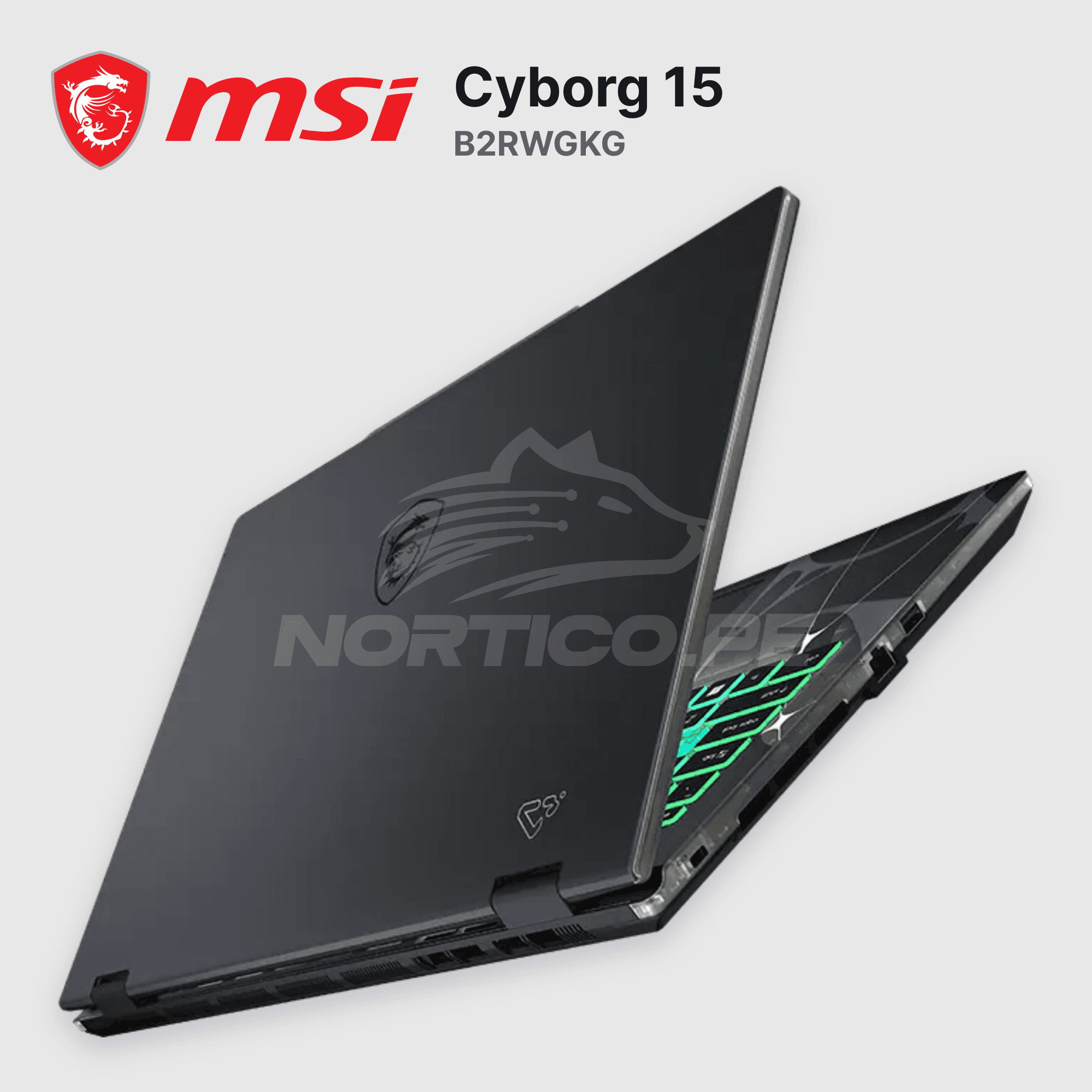 Laptop MSI Cyborg 15 B2RWGKG Core 7-240H 16GB 1TB SSD RTX 5070 15.6" (9S7-15Q342-409) 4