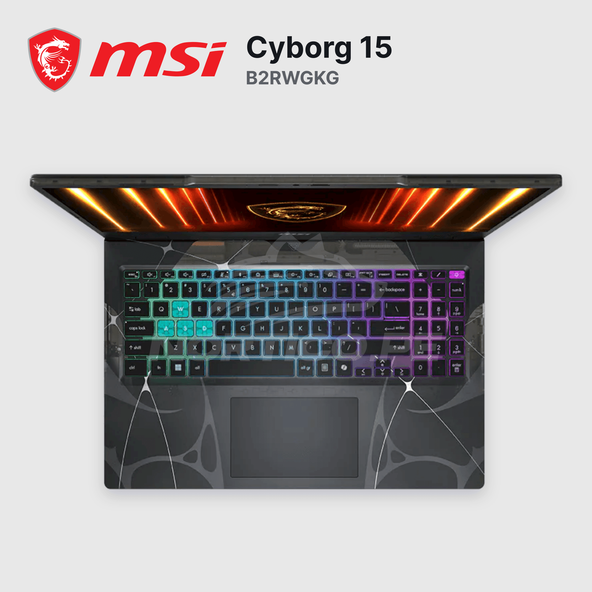 Laptop MSI Cyborg 15 B2RWGKG Core 7-240H 16GB 1TB SSD RTX 5070 15.6" (9S7-15Q342-409) 6