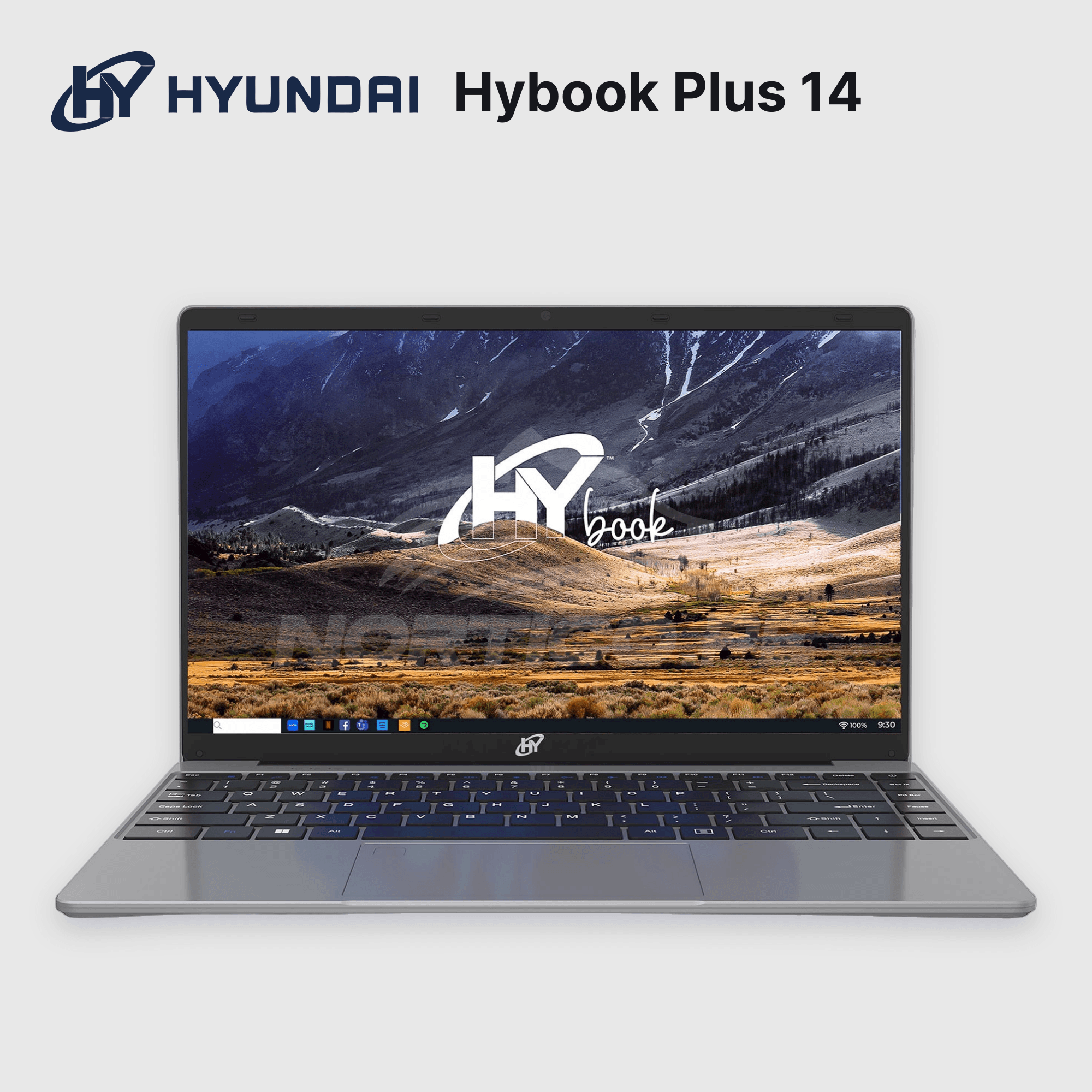 Laptop Hyundai Hybook Plus 14 Celeron N4020 4GB 128GB eMMC 14" (HT14CC1C46SG) 2