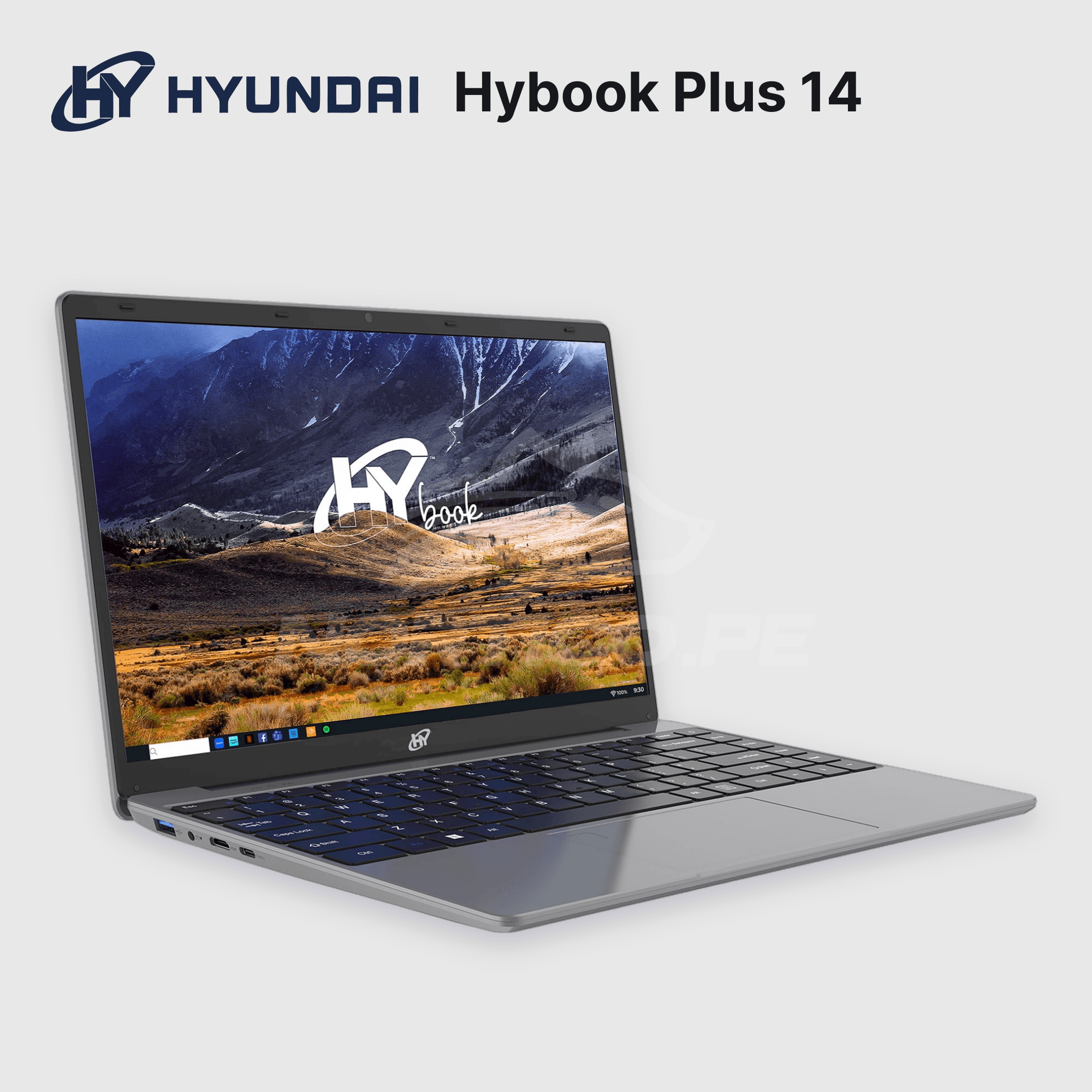 Laptop Hyundai Hybook Plus 14 Celeron N4020 4GB 128GB eMMC 14" (HT14CC1C46SG) 3