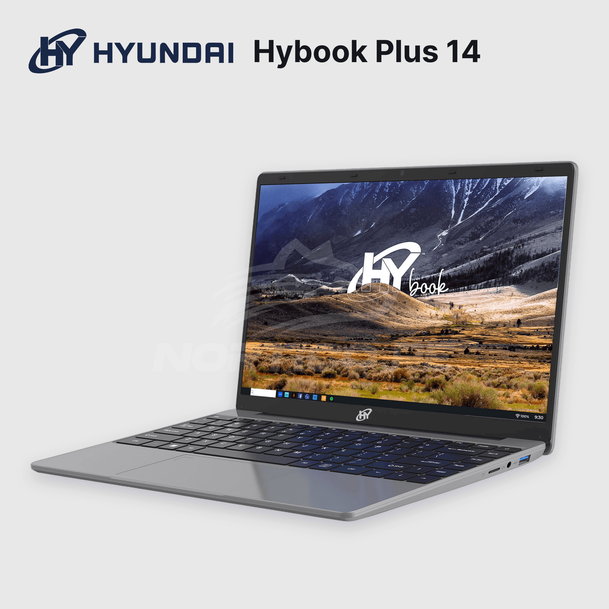 Laptop Hyundai Hybook Plus 14 Celeron N4020 4GB 128GB eMMC 14" (HT14CC1C46SG) 5