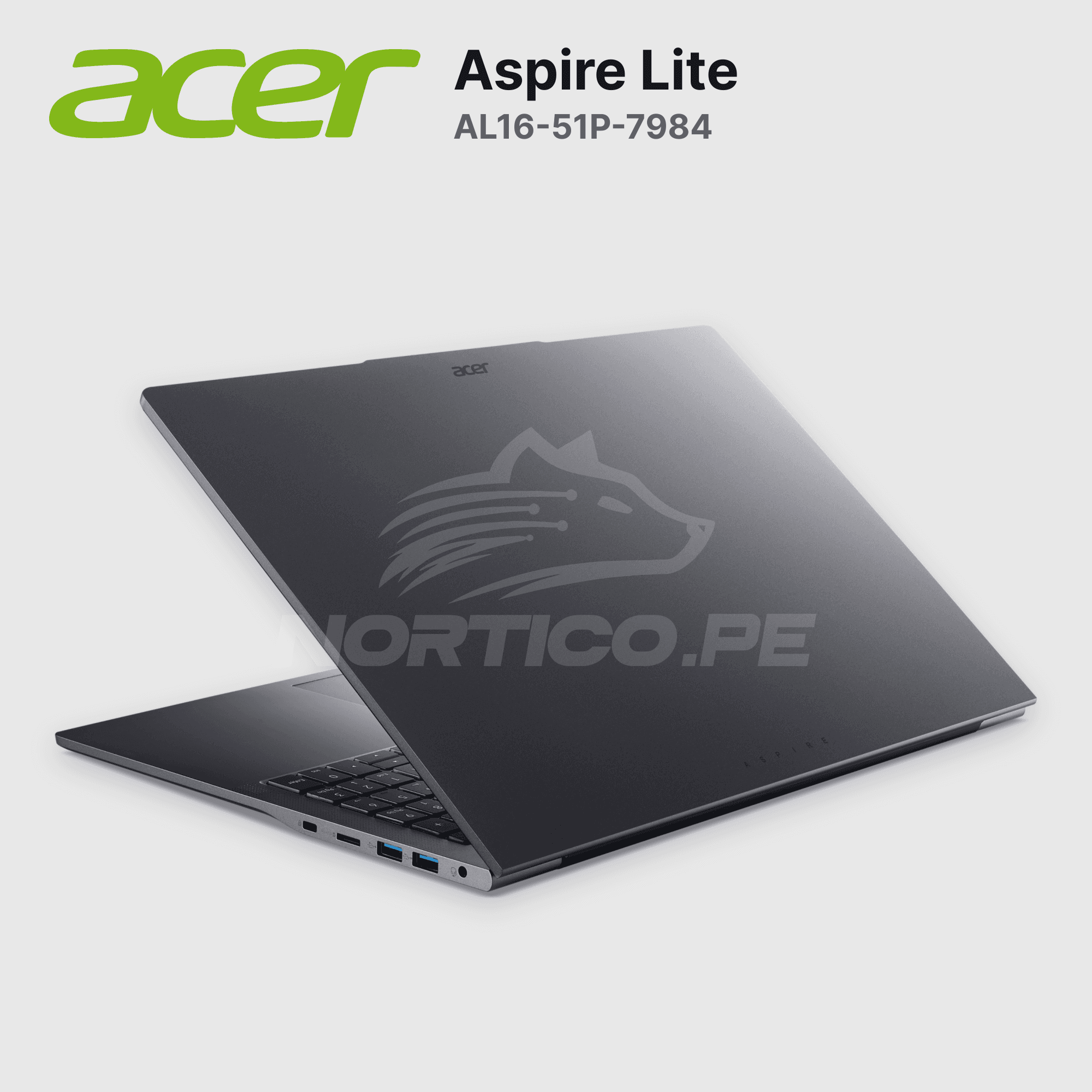 Laptop Acer Aspire Lite AL16-51P-7984 Core I7-1255U 16GB 512GB SSD 16" (NX.KX0AL.006) 7