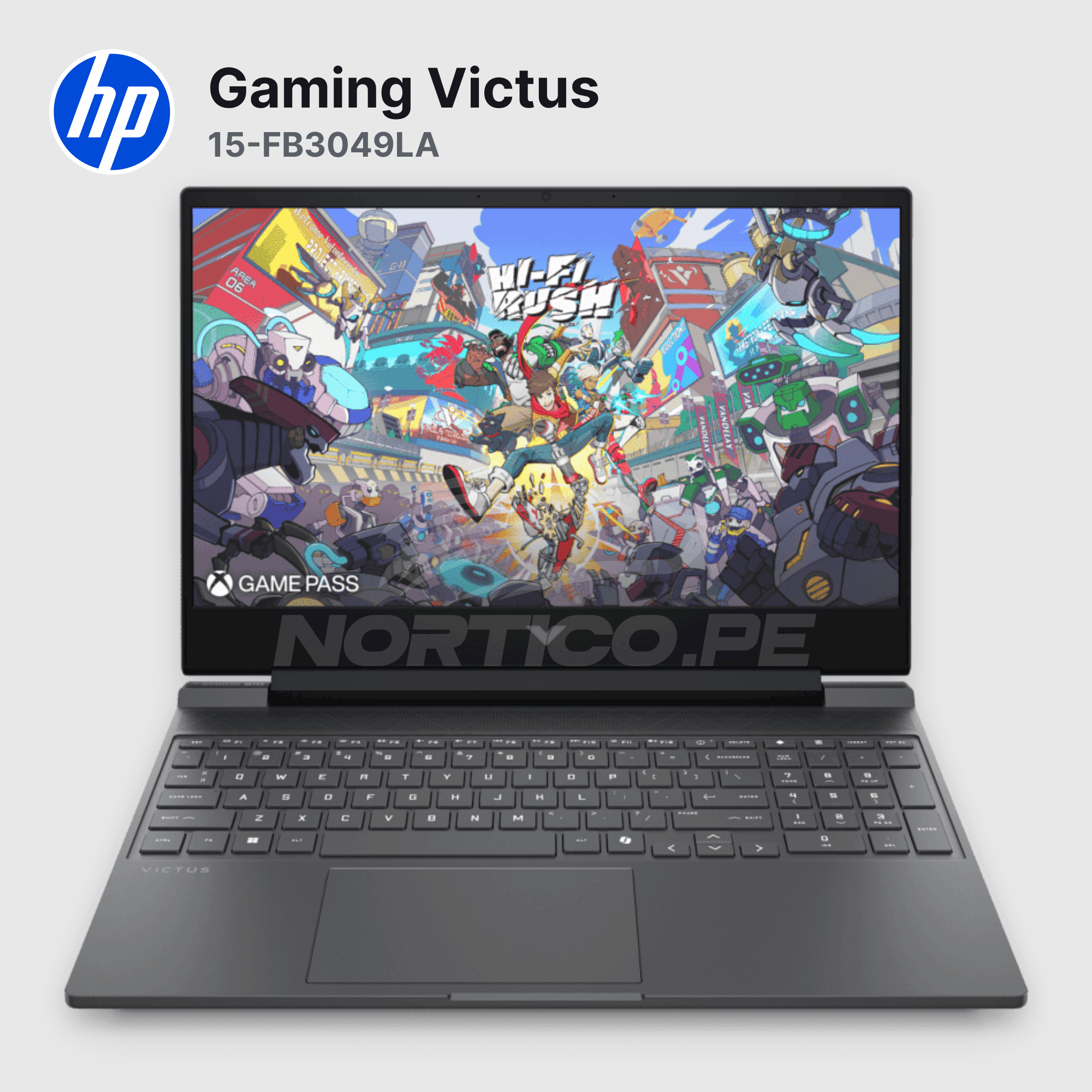 Laptop HP Gaming Victus 15-FB3049LA Ryzen 7-7445HS 8GB 512GB SSD RTX 4050 15.6" (D53P1LA#ABM) 5