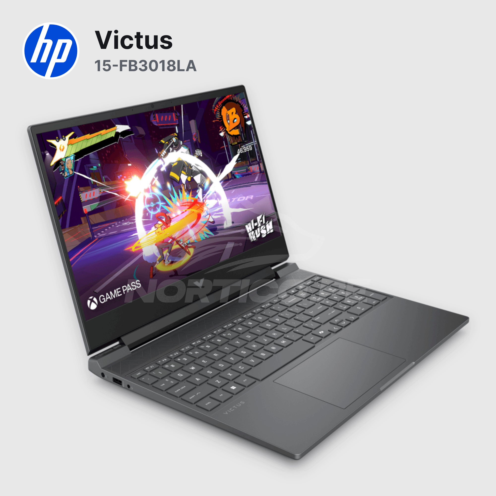 Laptop HP Victus 15-FB3018LA Ryzen 7-7445HS 8GB 512GB SSD RTX 3050 15.6" (BT4F5LA#ABM) 3