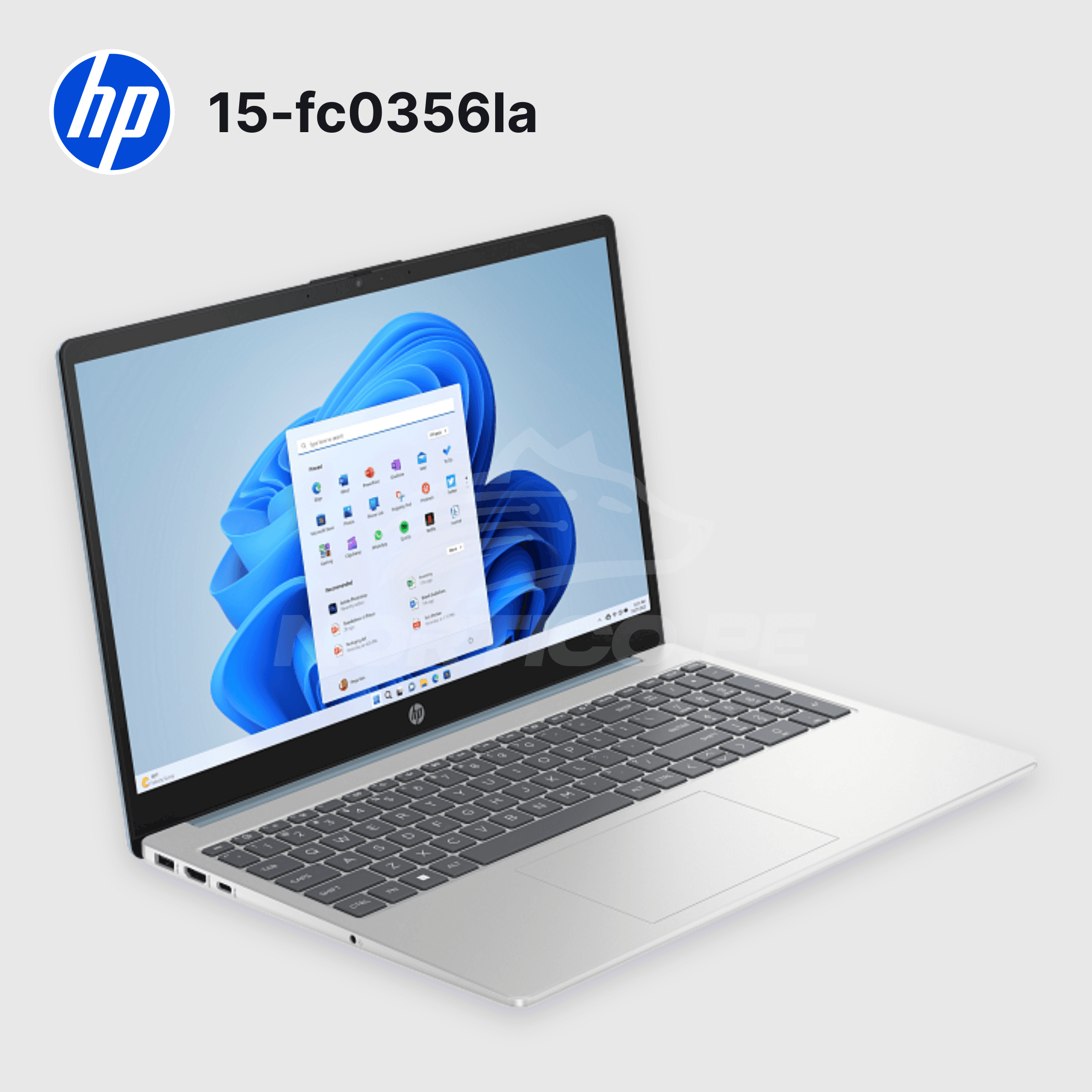 Laptop HP 15-fc0356la Ryzen 5-7530U 16GB 512GB SSD 15.6" (D6ZS8LA#ABM) 4