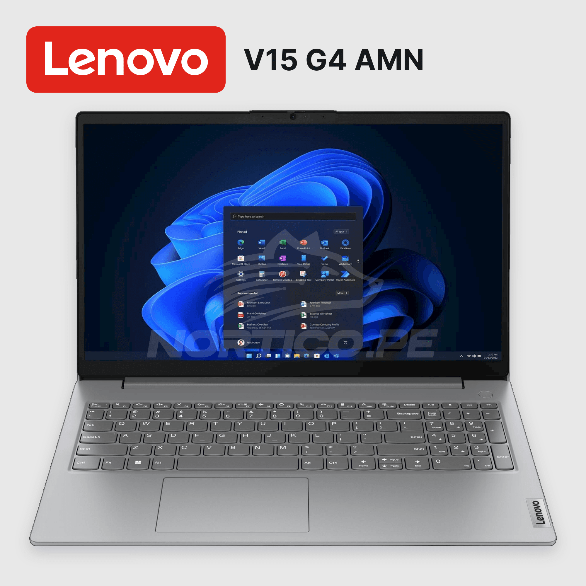 Laptop Lenovo V15 G4 AMN Ryzen 3-7320U 8GB 256GB SSD 15.6" (82YU00X4LM) 4