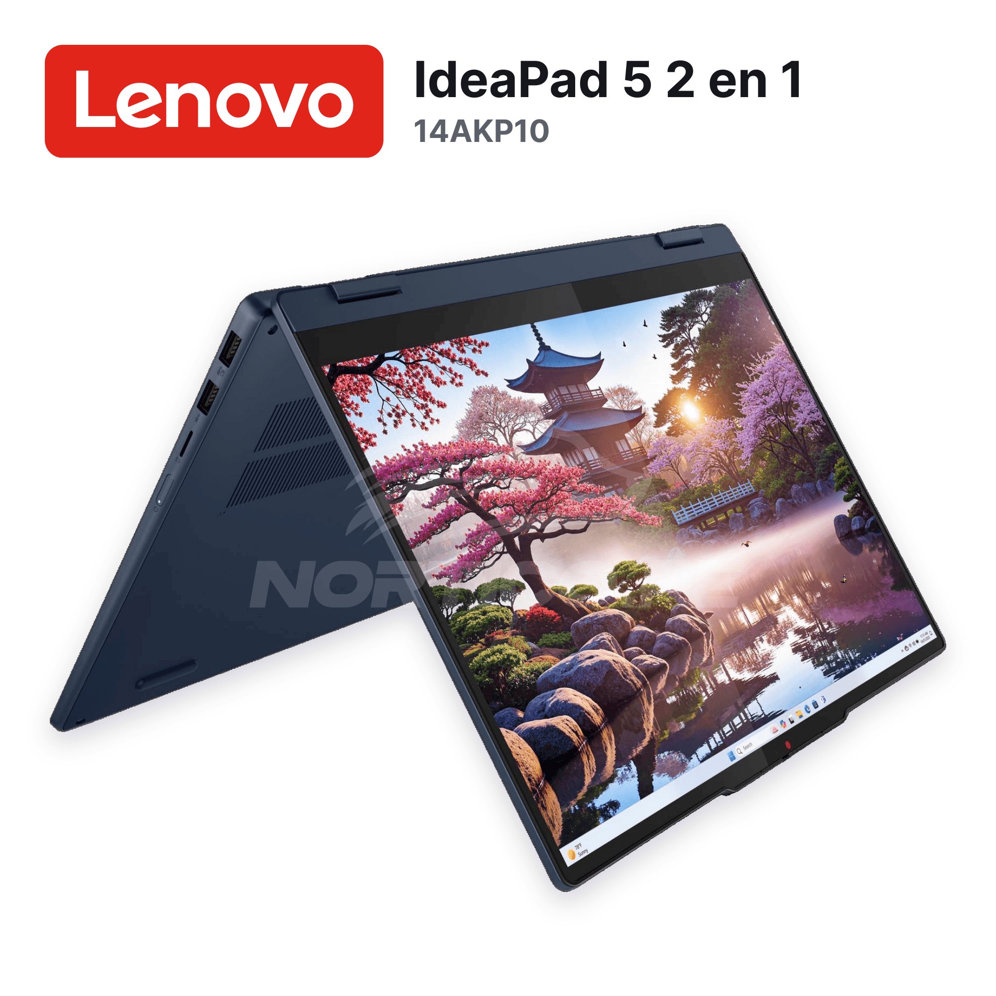 Laptop Lenovo IdeaPad 5 2 en 1 14AKP10 Ryzen AI 7 350 16GB 1TB SSD 14" (83KT001YUS) 2