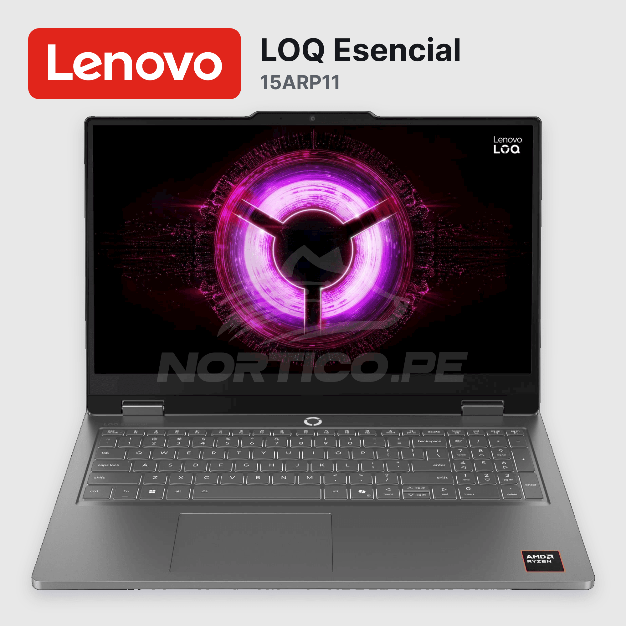 Laptop Lenovo LOQ Esencial 15ARP11 Ryzen 7-170 16GB 512GB SSD RTX 5050 15.6" (83VA001PUS) 4