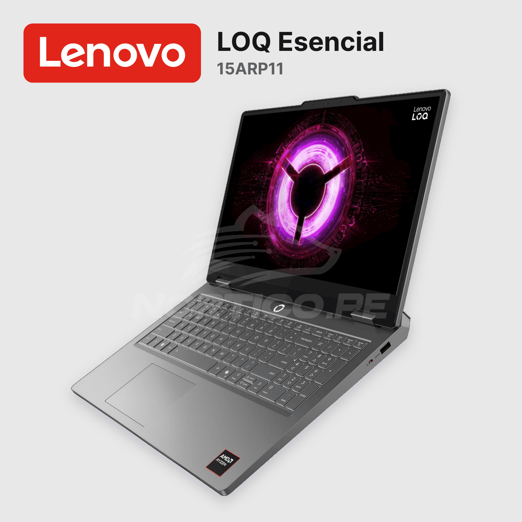 Laptop Lenovo LOQ Esencial 15ARP11 Ryzen 7-170 16GB 512GB SSD RTX 5050 15.6" (83VA001PUS) 6