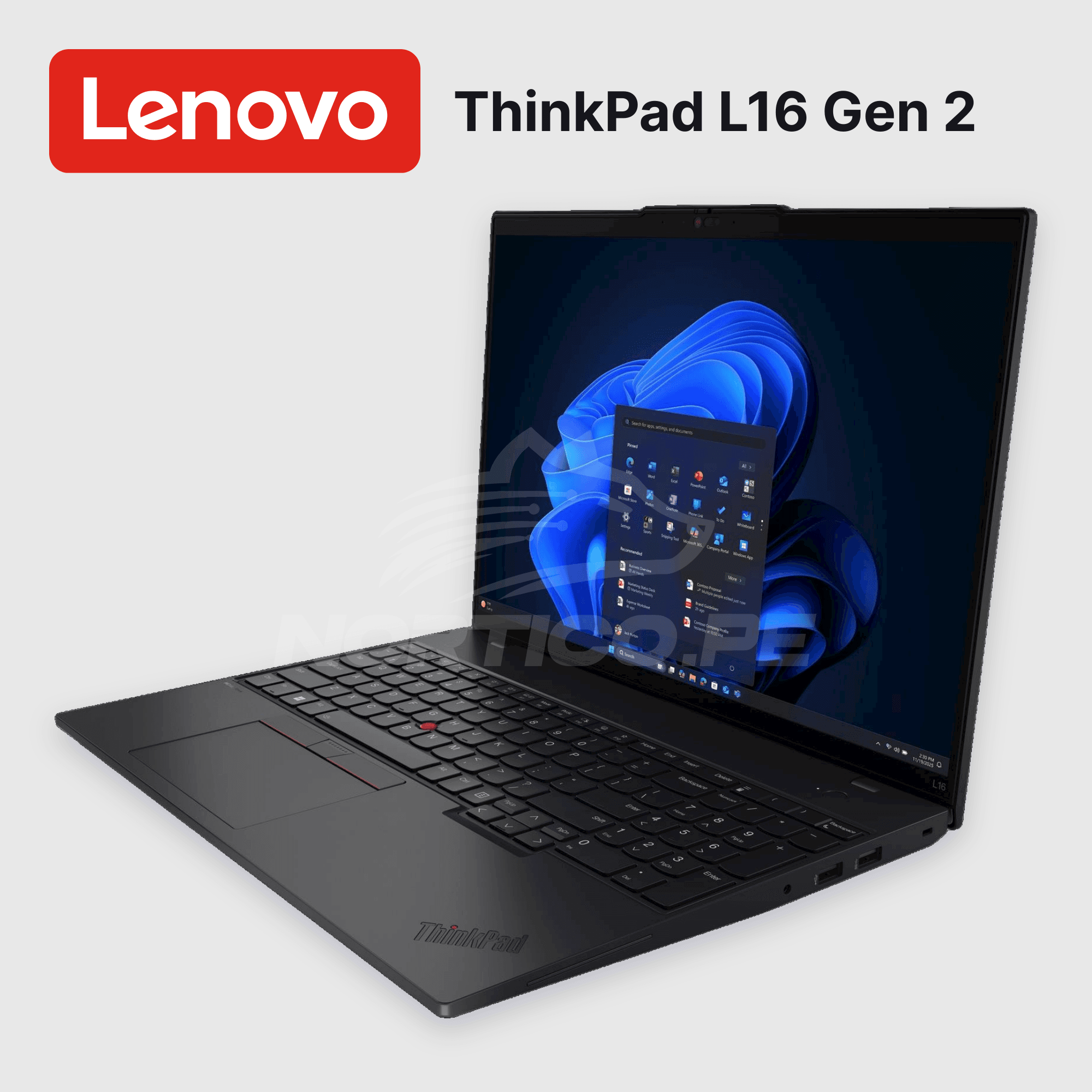 Laptop Lenovo ThinkPad L16 Gen 2 Ryzen 7-250 16GB 512GB SSD 16" (21SC001DLM) 2