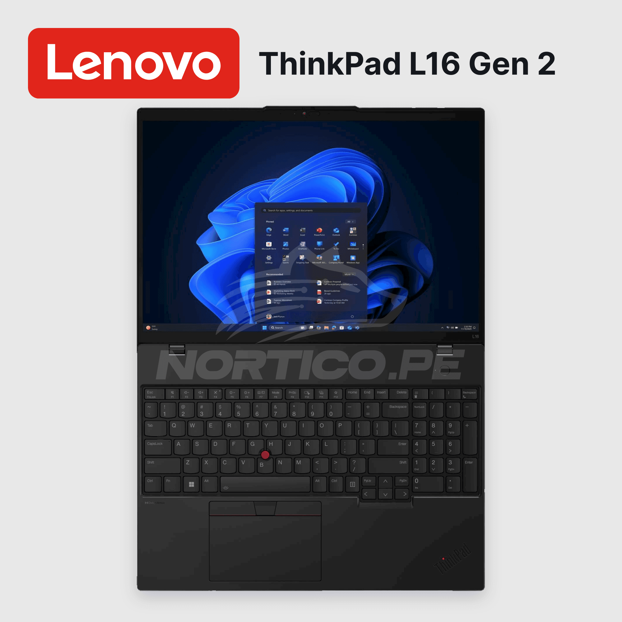 Laptop Lenovo ThinkPad L16 Gen 2 Ryzen 7-250 16GB 512GB SSD 16" (21SC001DLM) 6