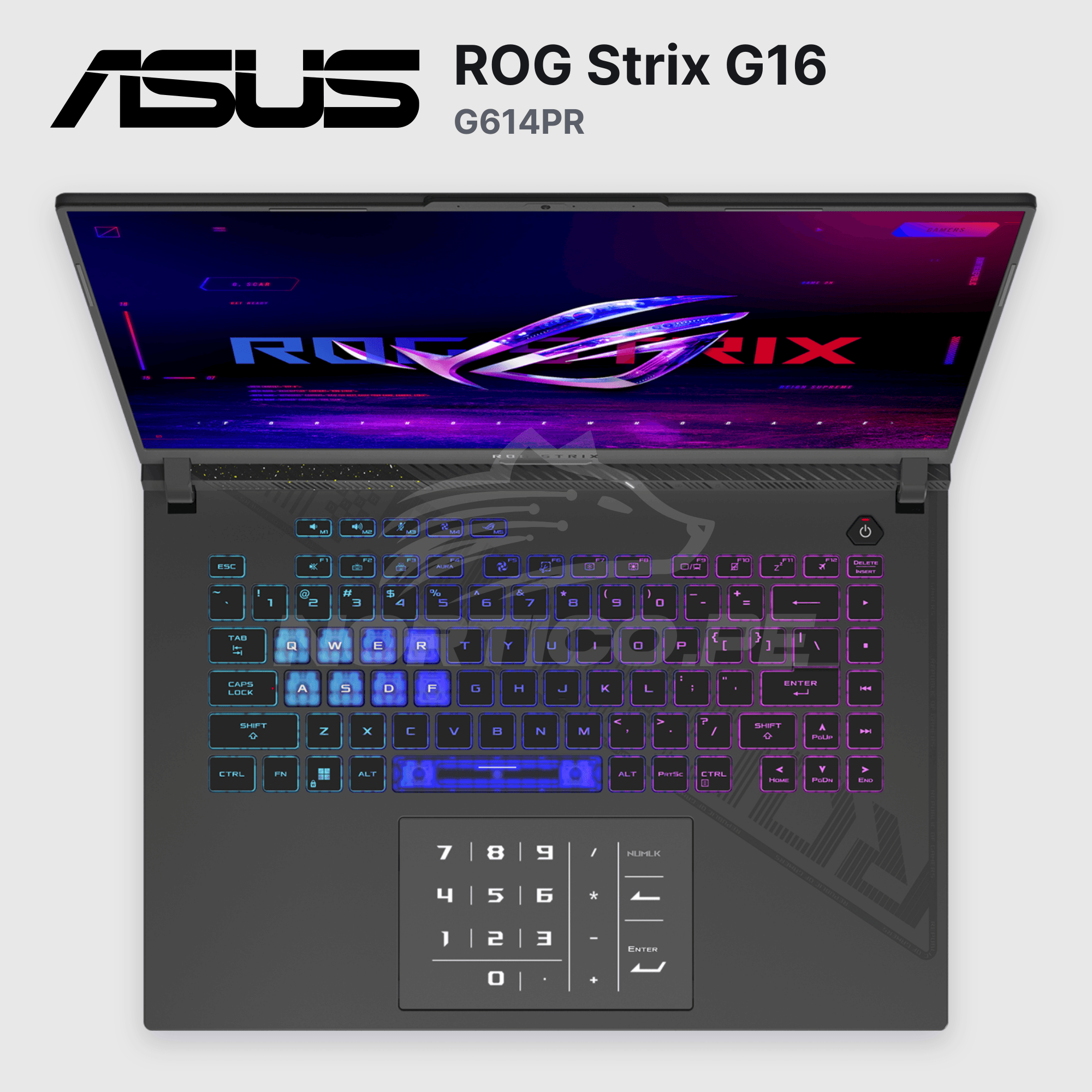 Laptop ASUS ROG Strix G16 G614PR Ryzen 9-8940HX 16GB 1TB SSD RTX 5070 Ti 16" (90NR0NJ7-M002W0) 3