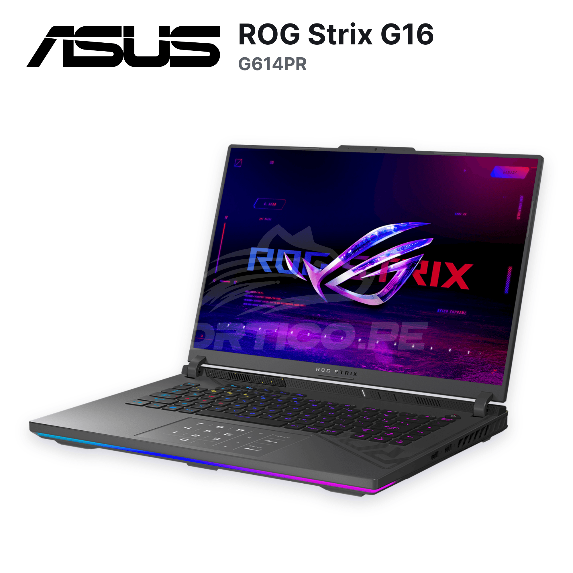 Laptop ASUS ROG Strix G16 G614PR Ryzen 9-8940HX 16GB 1TB SSD RTX 5070 Ti 16" (90NR0NJ7-M002W0) 4