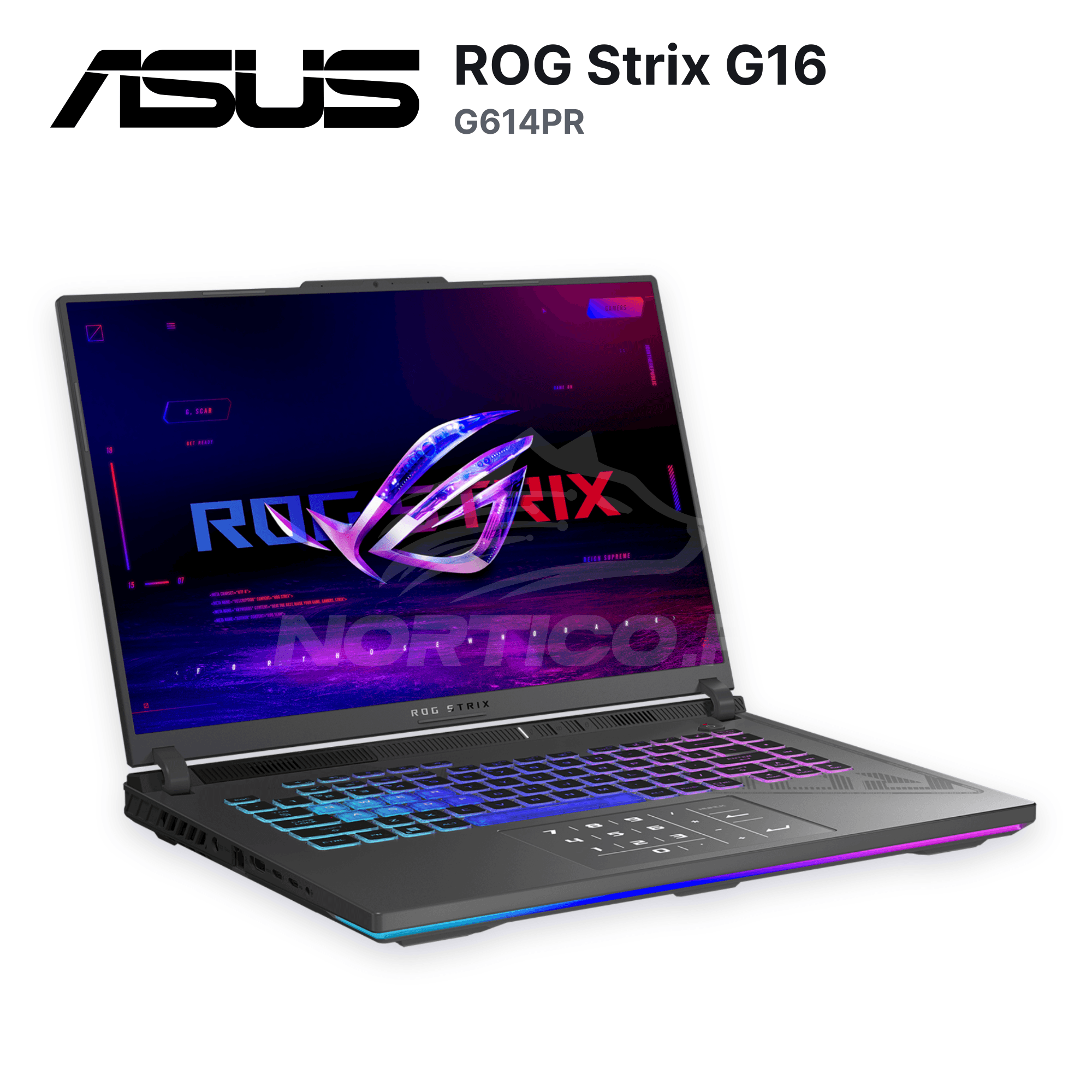 Laptop ASUS ROG Strix G16 G614PR Ryzen 9-8940HX 16GB 1TB SSD RTX 5070 Ti 16" (90NR0NJ7-M002W0) 5