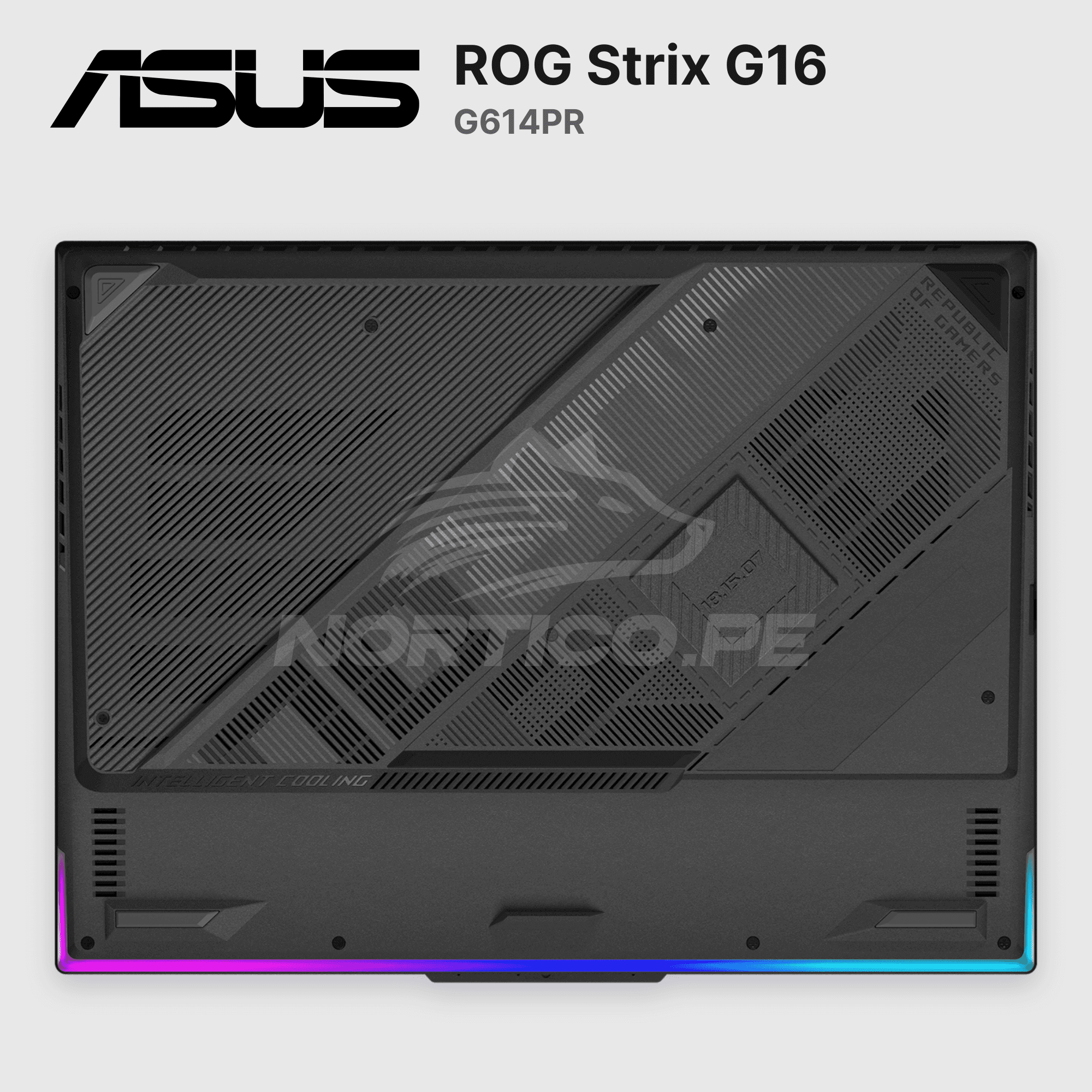 Laptop ASUS ROG Strix G16 G614PR Ryzen 9-8940HX 16GB 1TB SSD RTX 5070 Ti 16" (90NR0NJ7-M002W0) 9