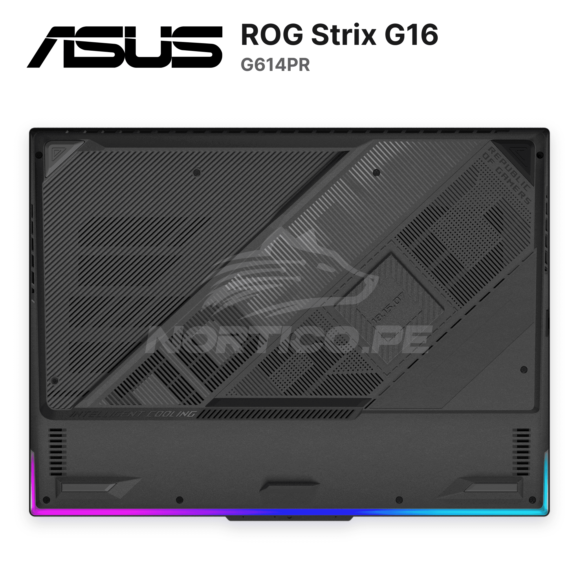 Laptop ASUS ROG Strix G16 G614PR Ryzen 9-8940HX 16GB 1TB SSD RTX 5070 Ti 16" (90NR0NJ7-M002W0) 9