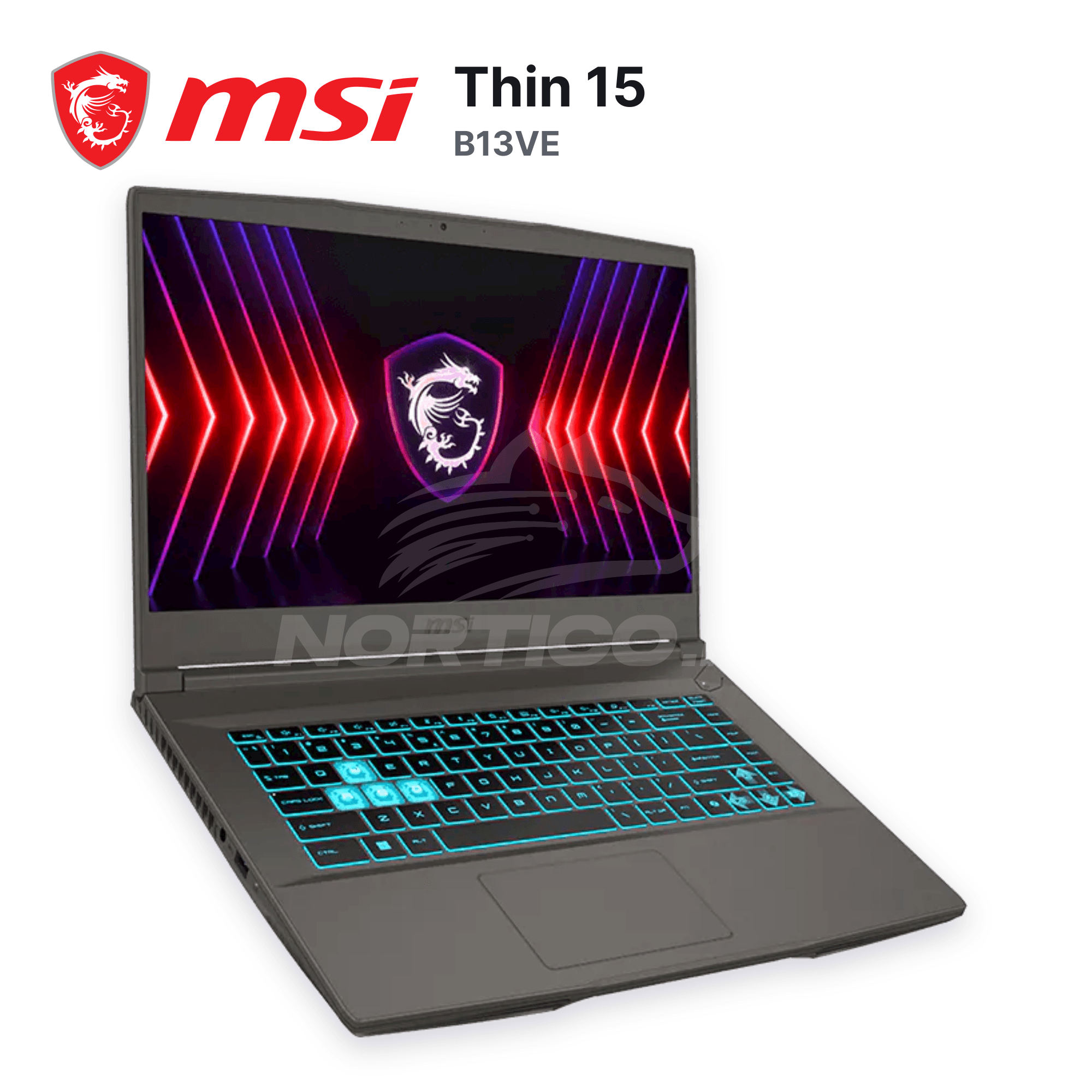 Laptop MSI Thin 15 B13VE Core I7-13620H 16GB 512GB SSD RTX 4050 15.6" (9S7-16R831-3015) 4