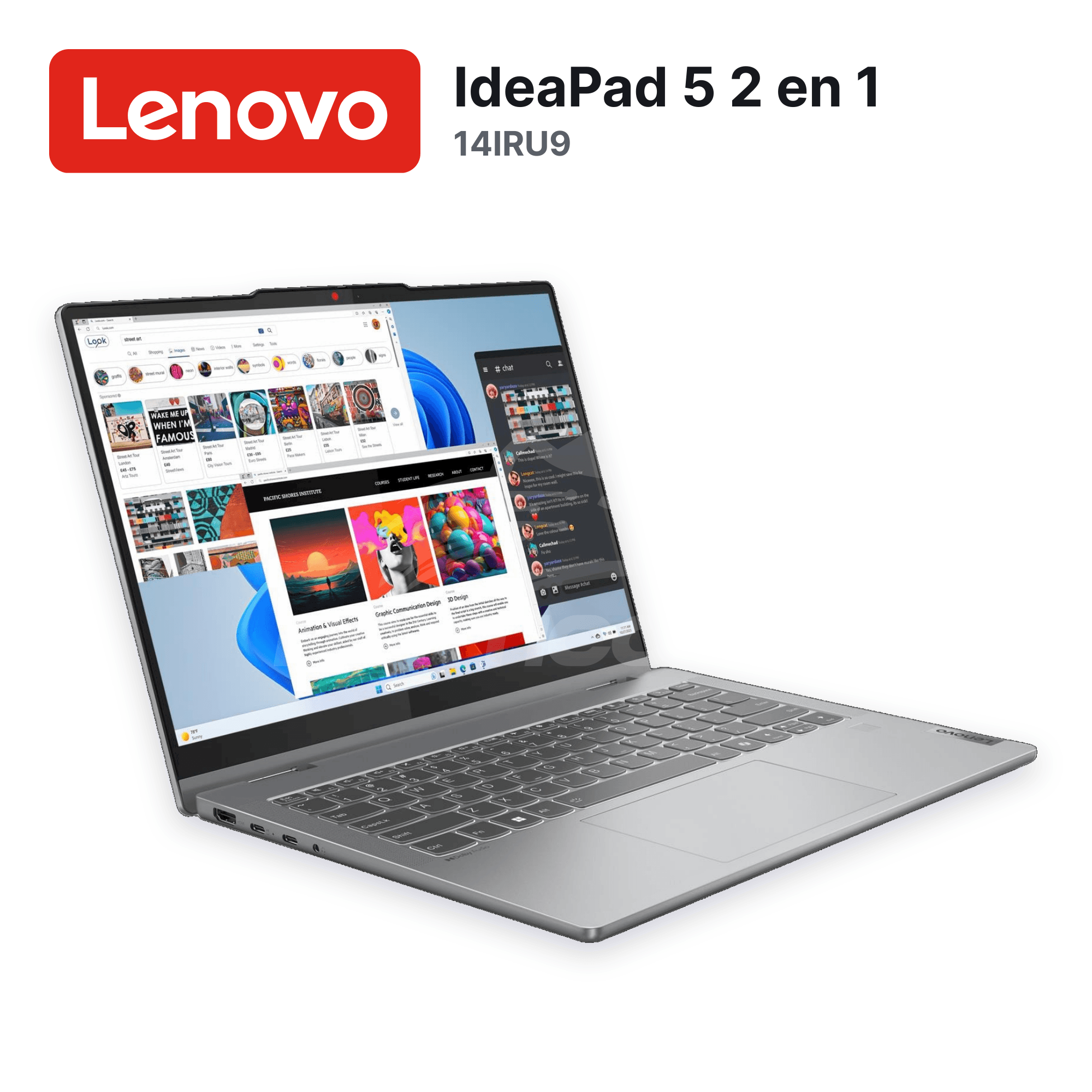 Laptop Lenovo IdeaPad 5 2 en 1 14IRU9 Core 7-150U 16GB 512GB SSD 14" (83DT007ALM) 4