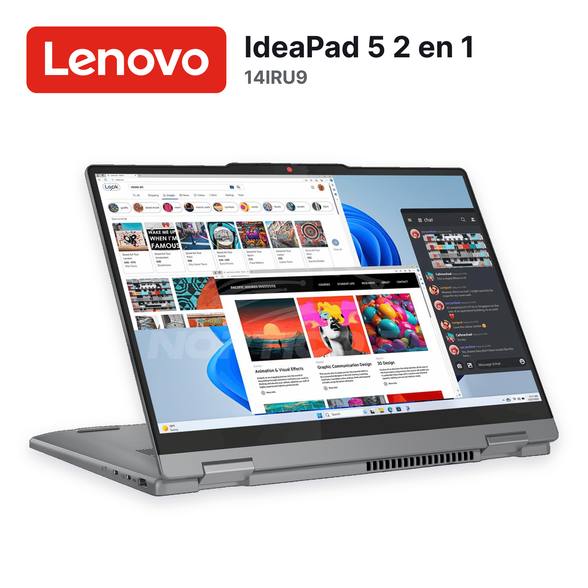 Laptop Lenovo IdeaPad 5 2 en 1 14IRU9 Core 7-150U 16GB 512GB SSD 14" (83DT007ALM) 8