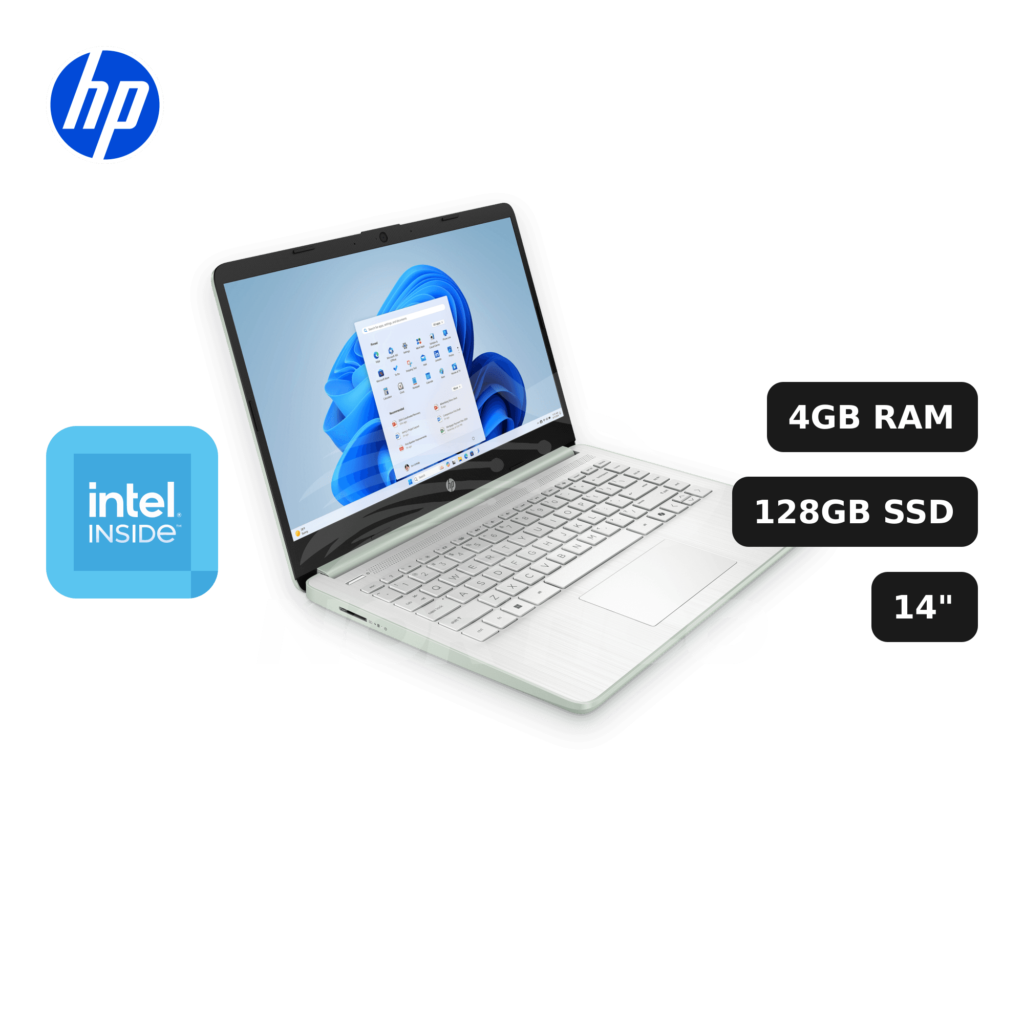 Laptop HP 14-DQ6103 N150 4GB 128GB UFS 14" (D0SN7UA#ABA)