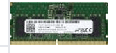 Memoria RAM Micron DDR5 8GB 5600MHz SODIMM (MTC4C10163S1SC56BD1)