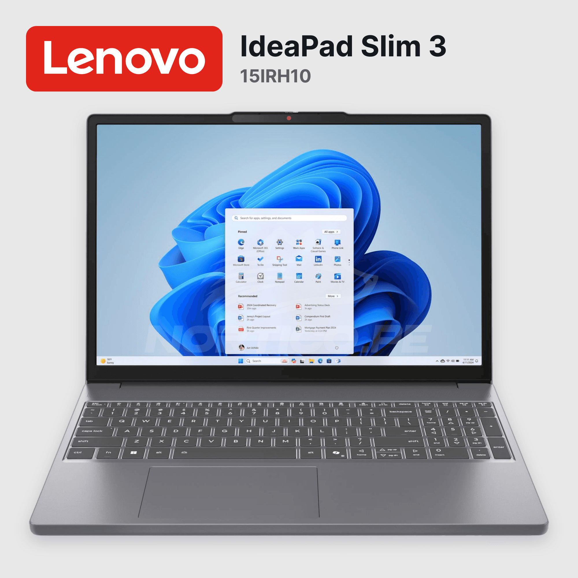 Laptop Lenovo IdeaPad Slim 3 15IRH10 Core I5-13420H 8GB 512GB SSD 15.3" (83K100WJLM) 4