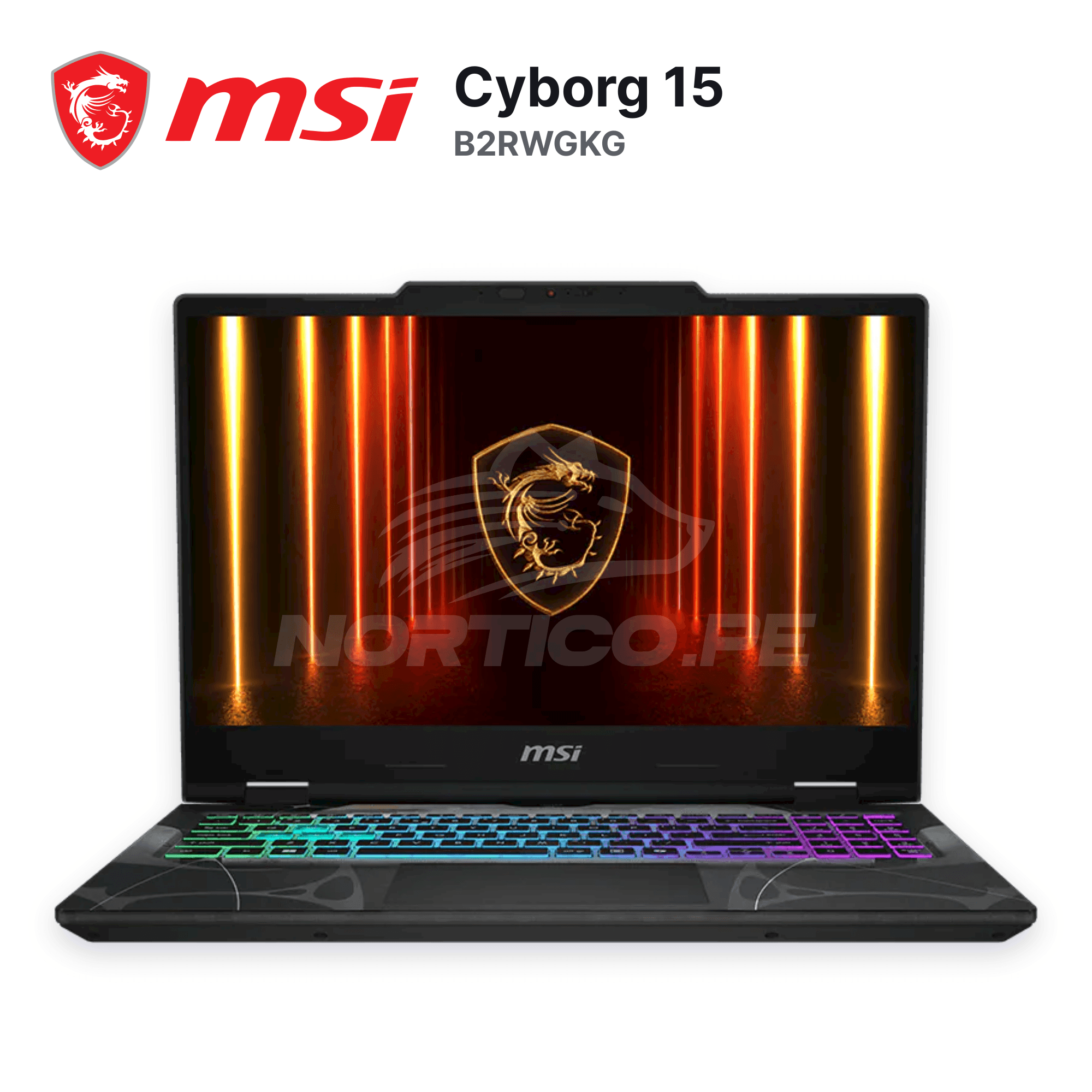 Laptop MSI Cyborg 15 B2RWGKG Core 7-240H 16GB 1TB SSD RTX 5070 15.6" (9S7-15Q342-409) 2