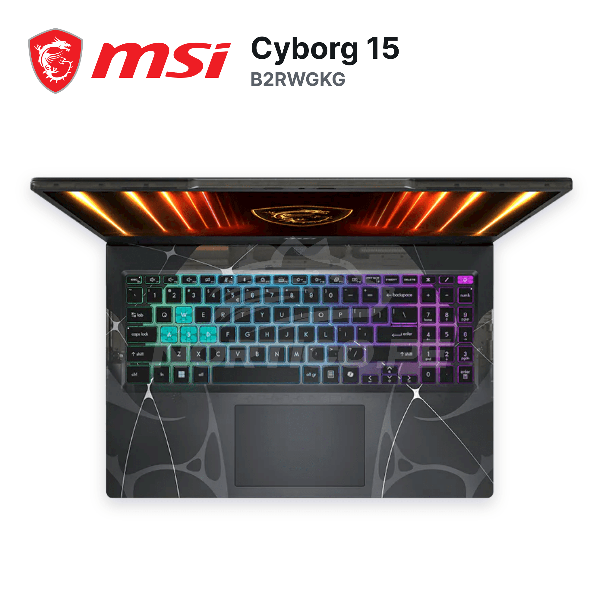 Laptop MSI Cyborg 15 B2RWGKG Core 7-240H 16GB 1TB SSD RTX 5070 15.6" (9S7-15Q342-409) 6