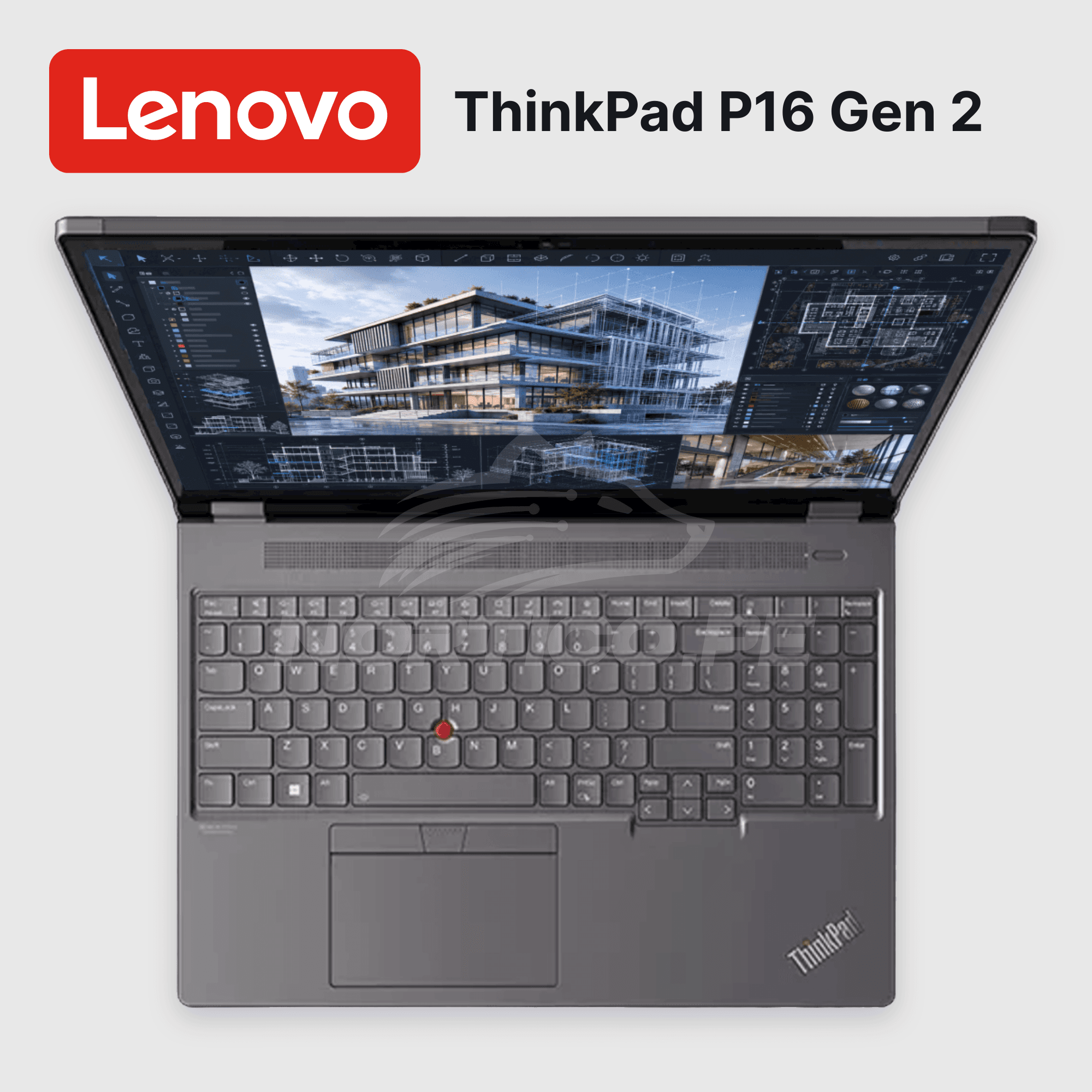 Laptop Lenovo ThinkPad P16 Gen 2 Core I9-13950HX 64GB 2TB SSD RTX 5000 16" Open box (21FB59WC00-R2) 3