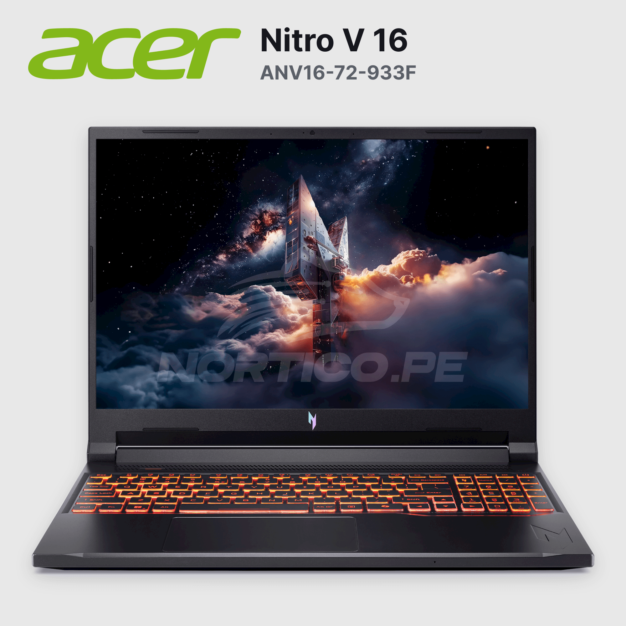 Laptop Acer Nitro V 16 ANV16-72-933F Core 9-270H 32GB 1TB SSD RTX 5070 16" (NH.U2FAA.003) 2