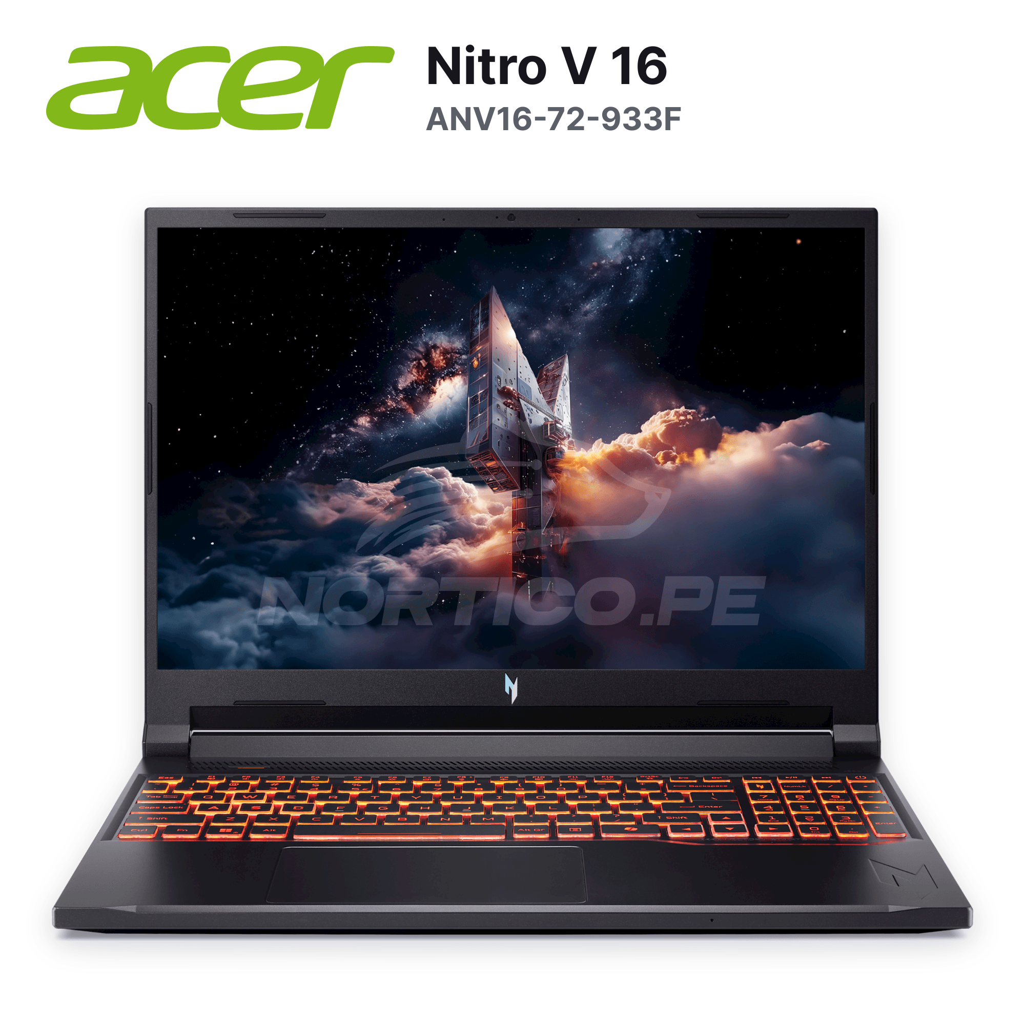 Laptop Acer Nitro V 16 ANV16-72-933F Core 9-270H 32GB 1TB SSD RTX 5070 16" (NH.U2FAA.003) 2