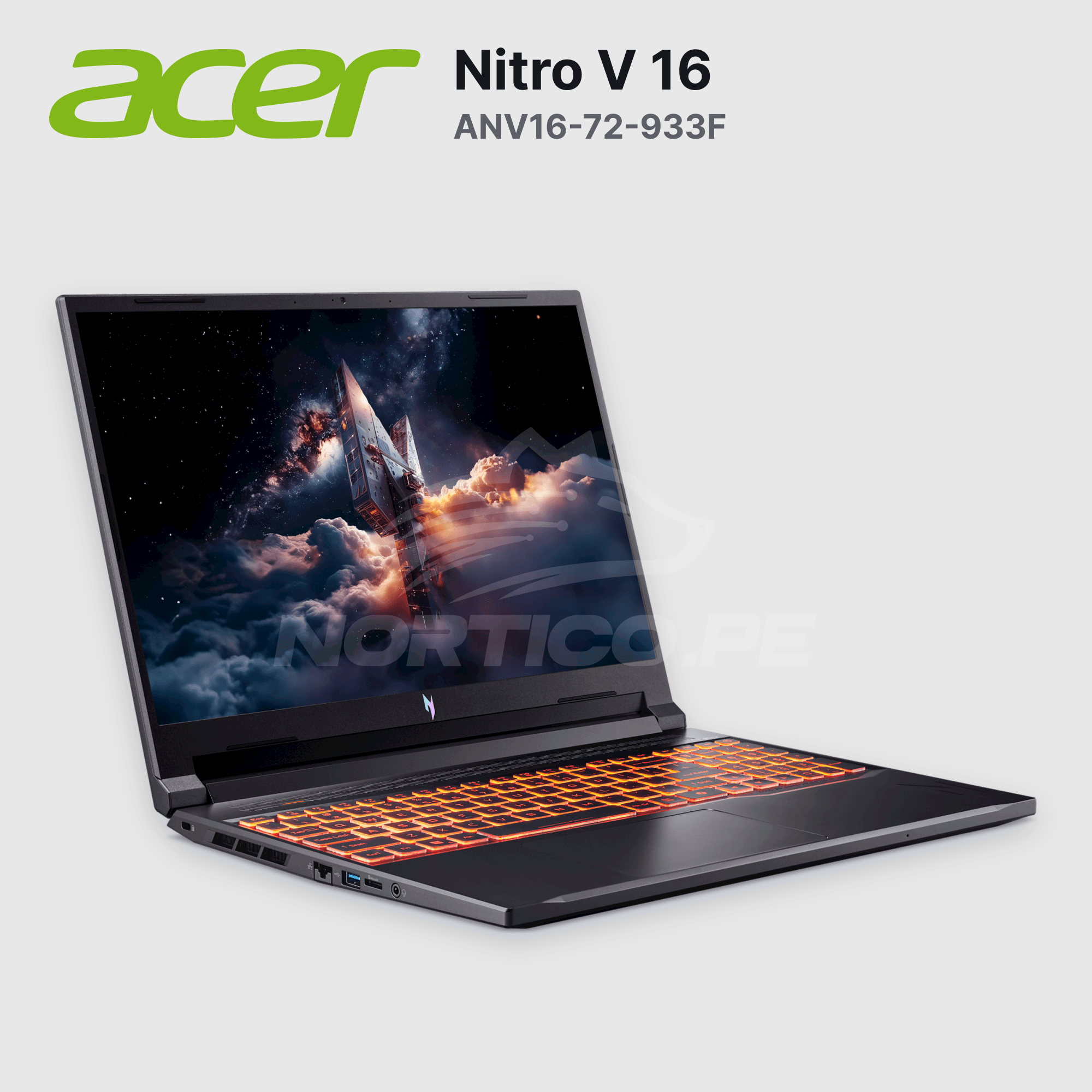 Laptop Acer Nitro V 16 ANV16-72-933F Core 9-270H 32GB 1TB SSD RTX 5070 16" (NH.U2FAA.003) 3