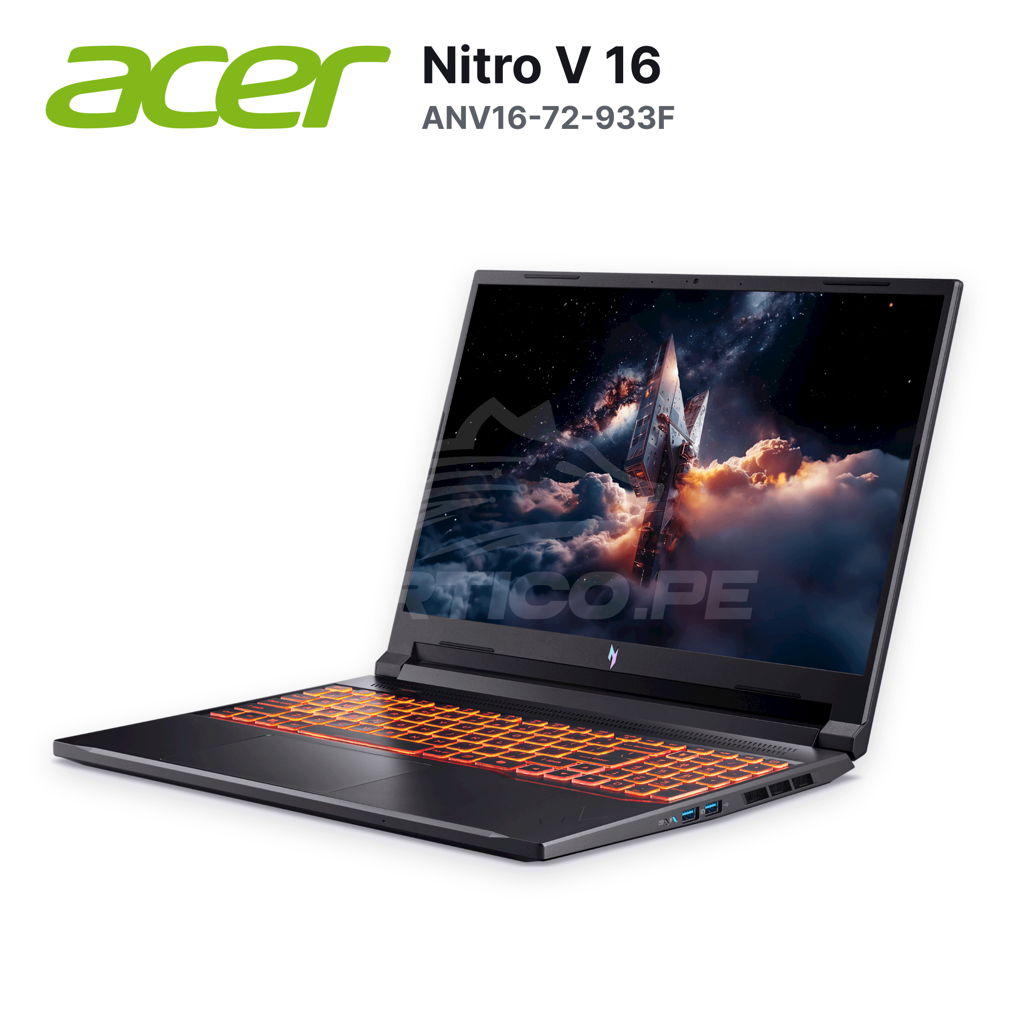 Laptop Acer Nitro V 16 ANV16-72-933F Core 9-270H 32GB 1TB SSD RTX 5070 16" (NH.U2FAA.003) 4