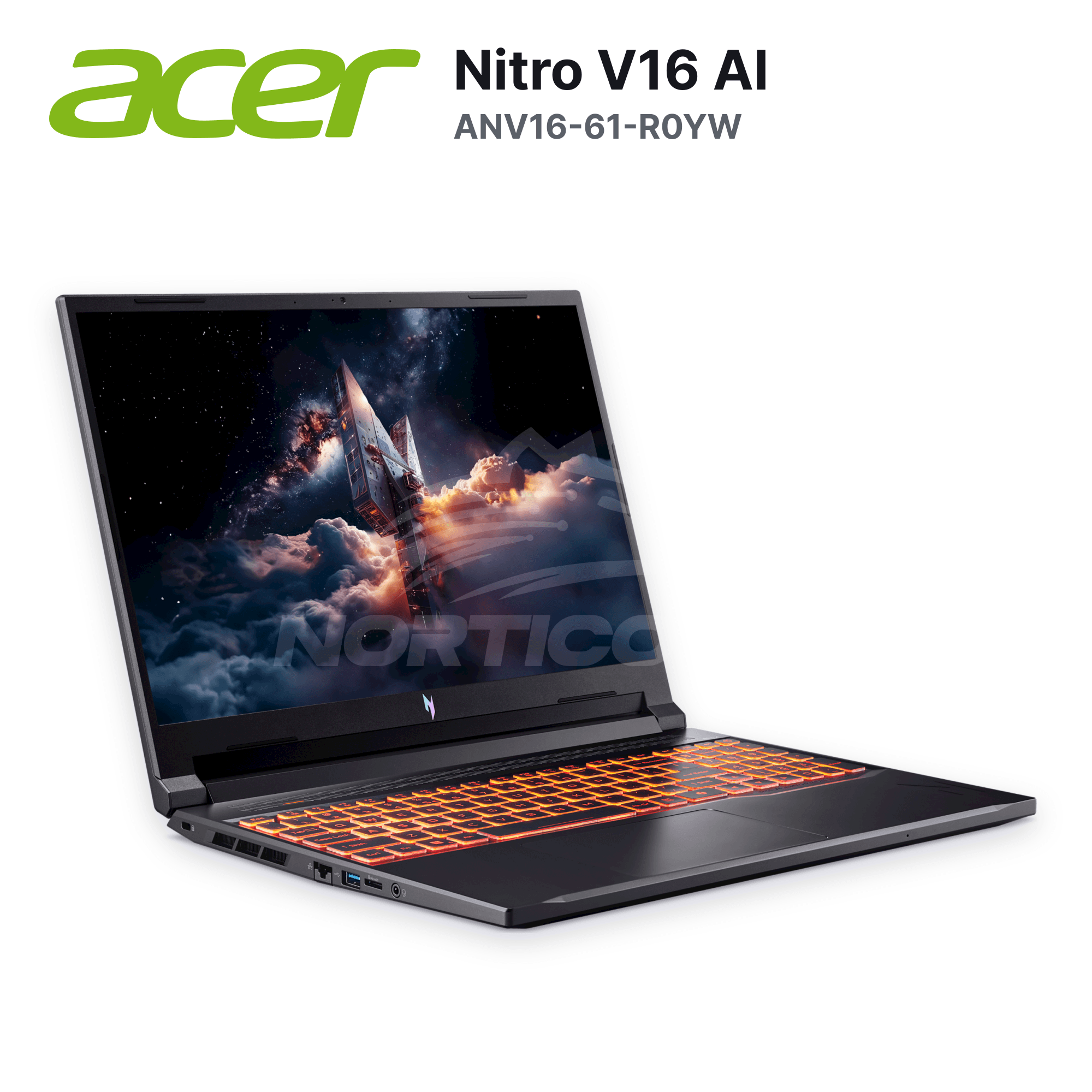Laptop Acer Nitro V16 AI ANV16-61-R0YW Ryzen 7-350 16GB 1TB SSD RTX 5060 16" (NH.U25AA.001) 3
