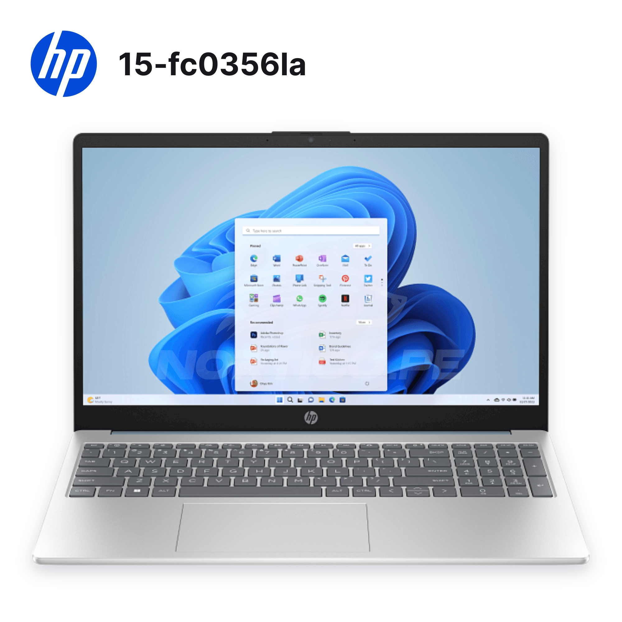Laptop HP 15-fc0356la Ryzen 5-7530U 16GB 512GB SSD 15.6" (D6ZS8LA#ABM) 2