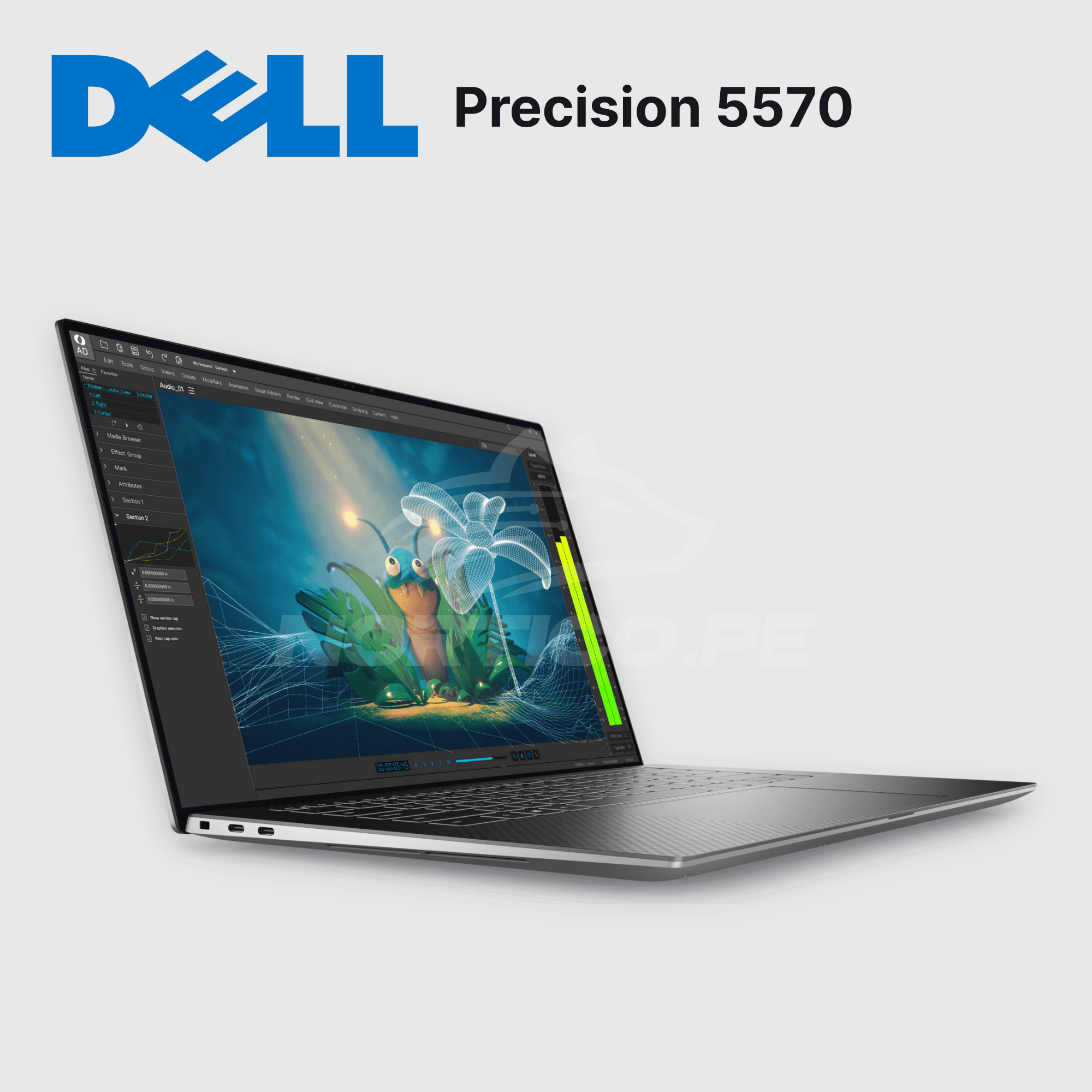 Laptop Dell Precision 5570 Core I9-12900H 32GB 1TB SSD RTX A2000 15.6" Open box (DELL-PRECISION-5570-R2) 4