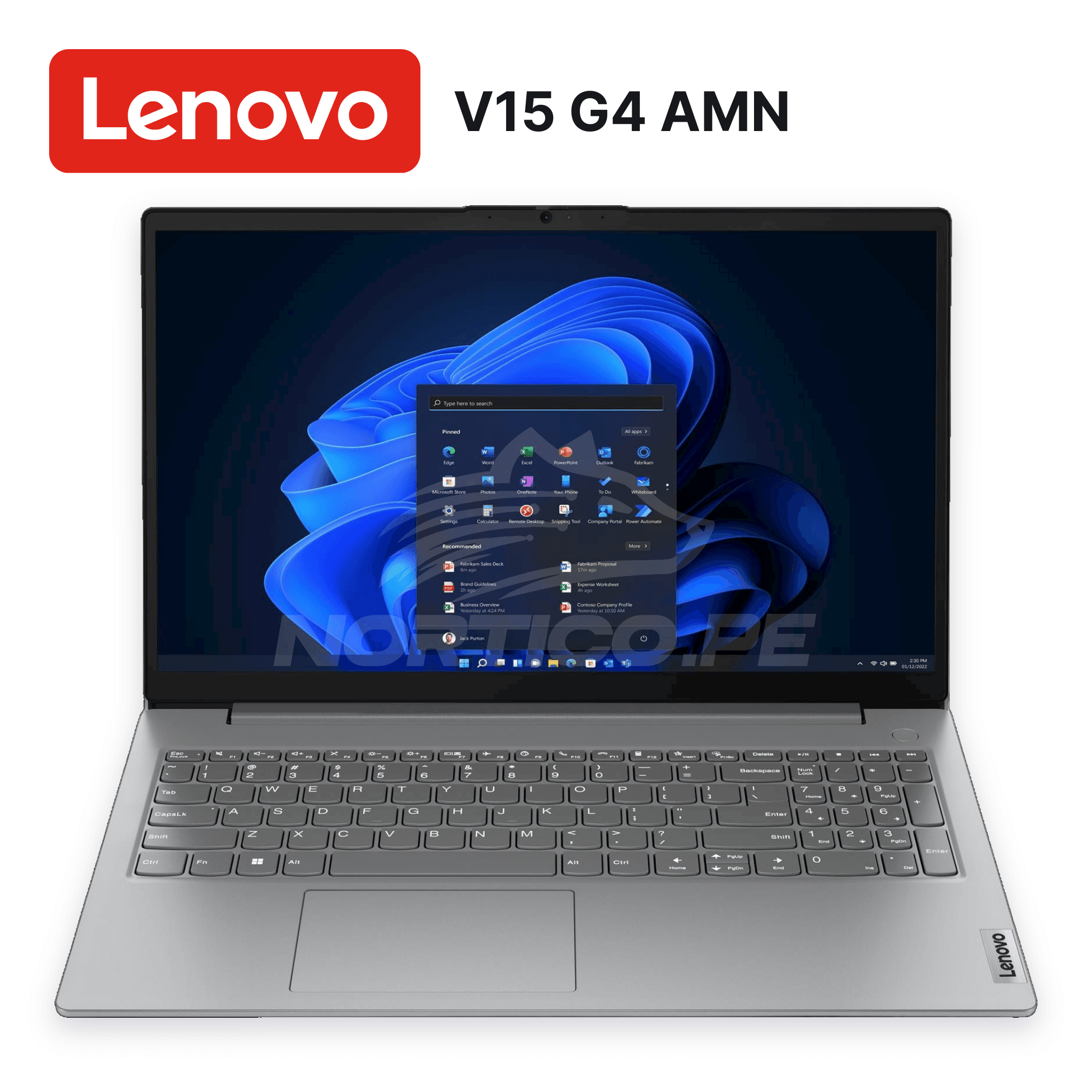 Laptop Lenovo V15 G4 AMN Ryzen 3-7320U 8GB 256GB SSD 15.6" (82YU00X4LM) 4