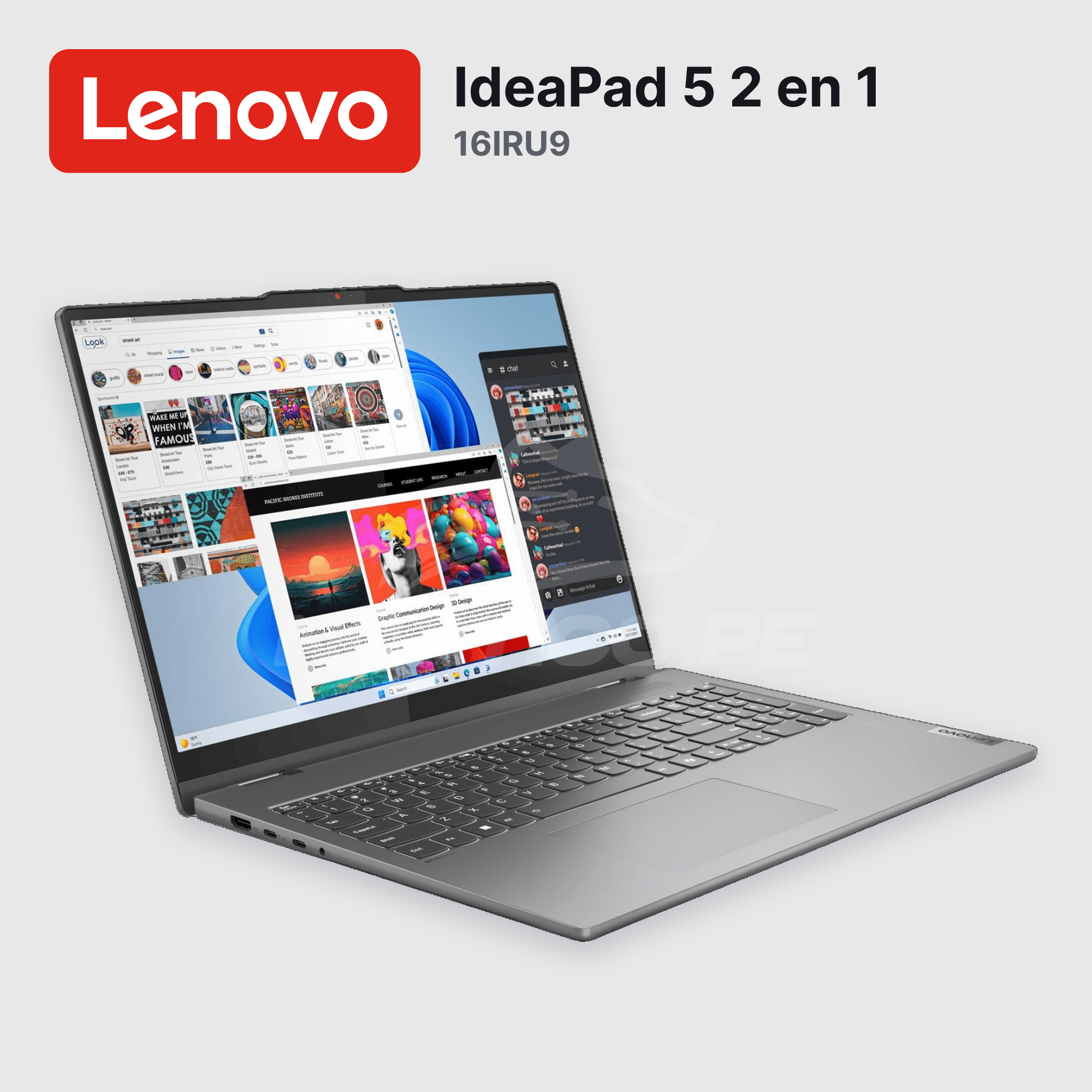 Laptop Lenovo IdeaPad 5 2 en 1 16IRU9 Core 5-120U 16GB 512GB SSD 16" (83DU004VUS) 6