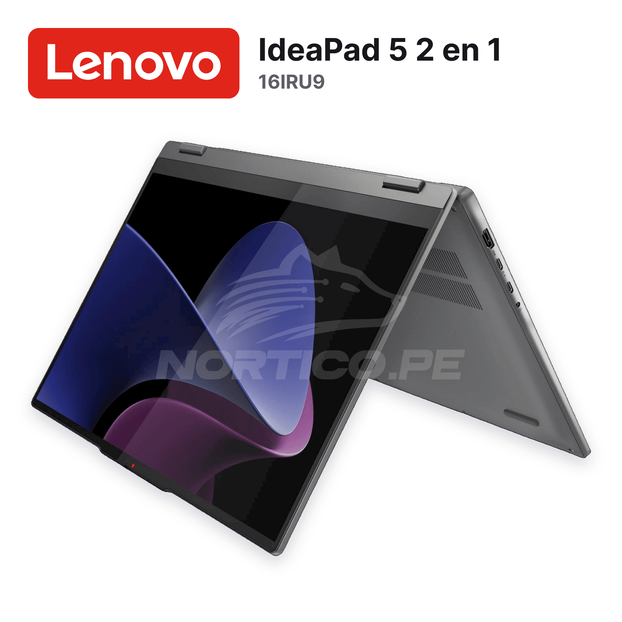 Laptop Lenovo IdeaPad 5 2 en 1 16IRU9 Core 5-120U 16GB 512GB SSD 16" (83DU004VUS) 9