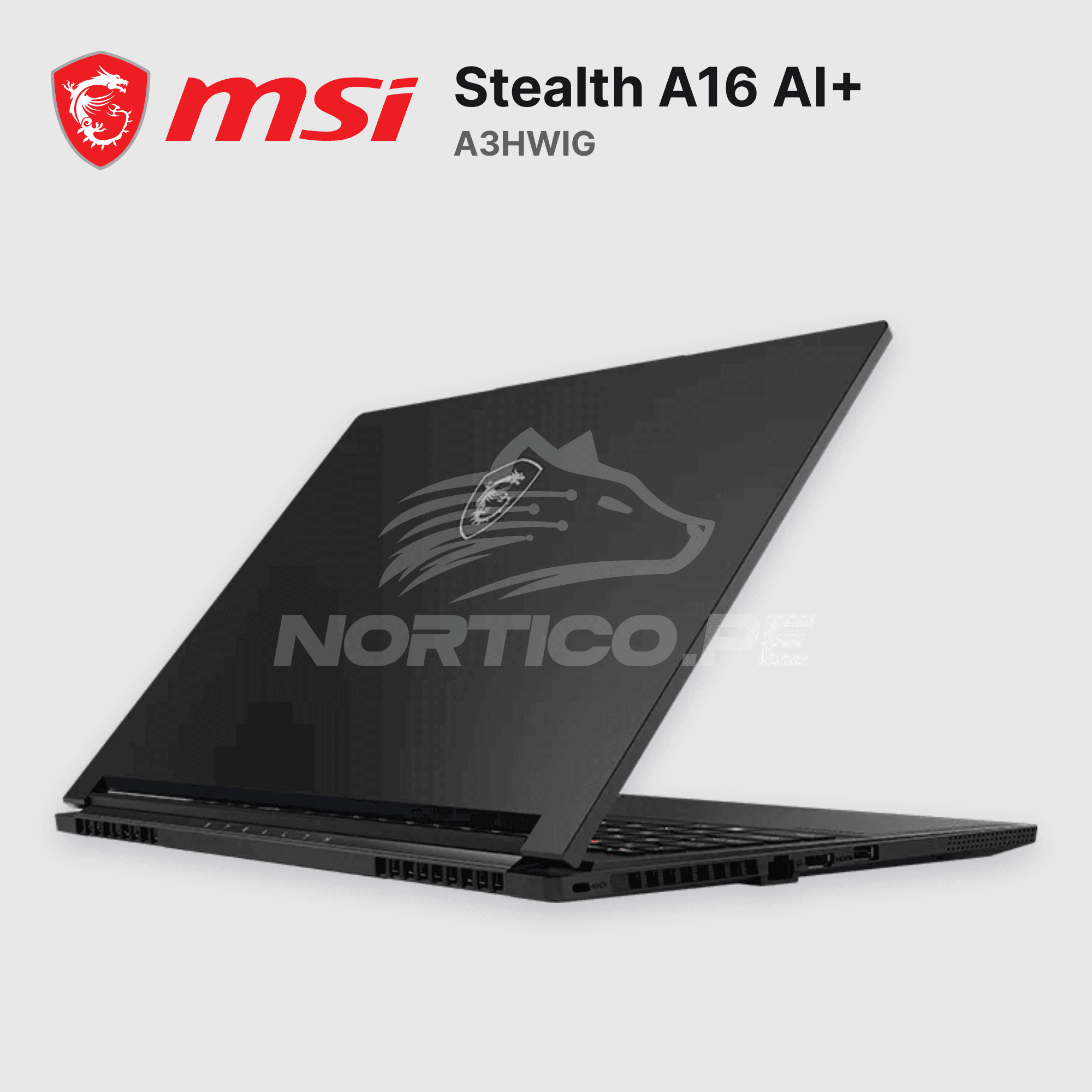 Laptop MSI Stealth A16 AI+ A3HWIG 32GB 1TB SSD RTX 5080 16" (BBARI36532GXXDX11NGP) 3